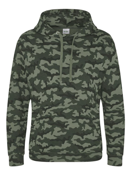 FELPA CON CAPPUCCIO CAMO HOODIE - AWDIS JUST HOODSVerde Mimetico