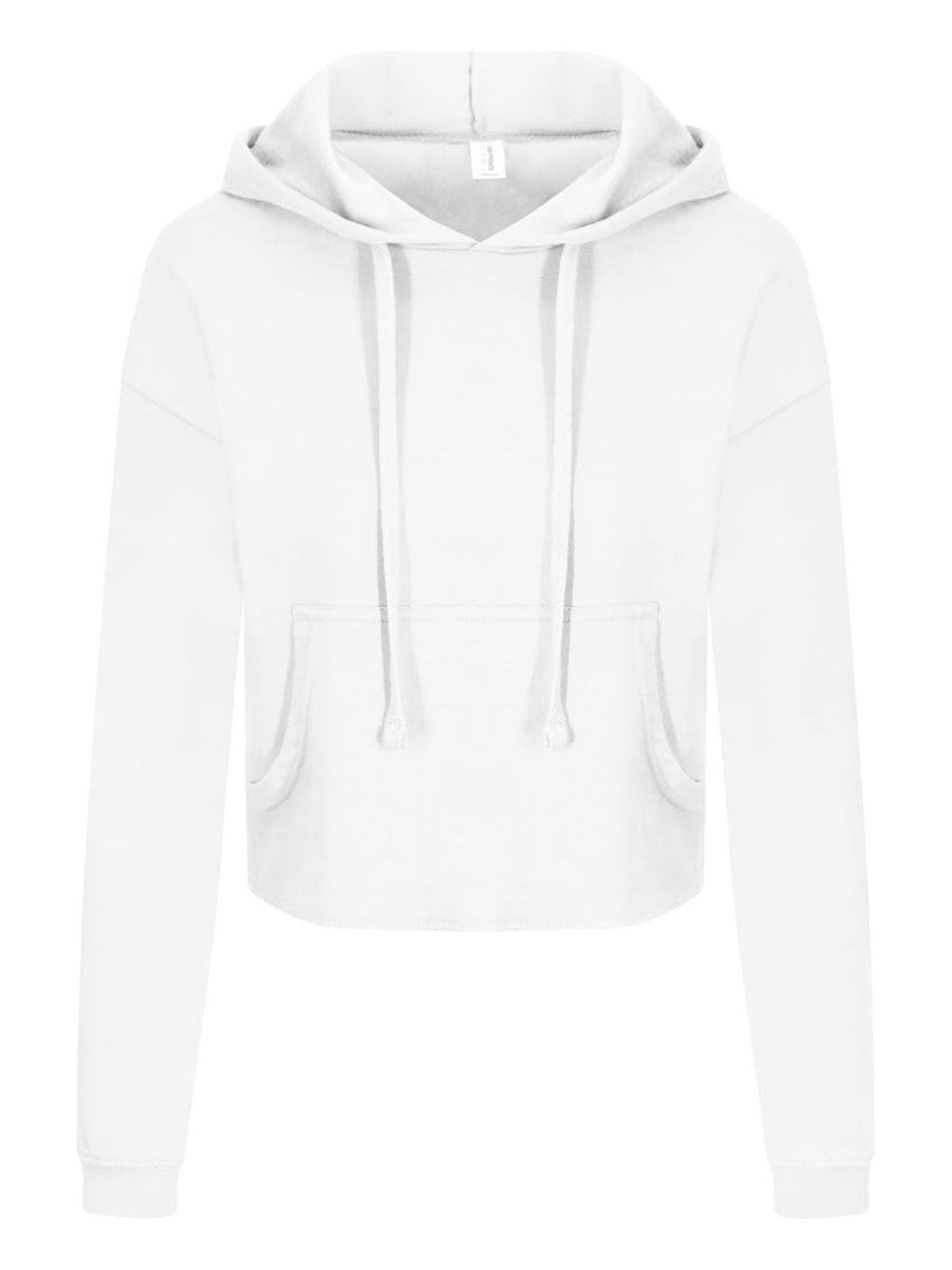 FELPA GIRLIE CROPPED HOODIE - AWDIS JUST HOODSBianco Artico