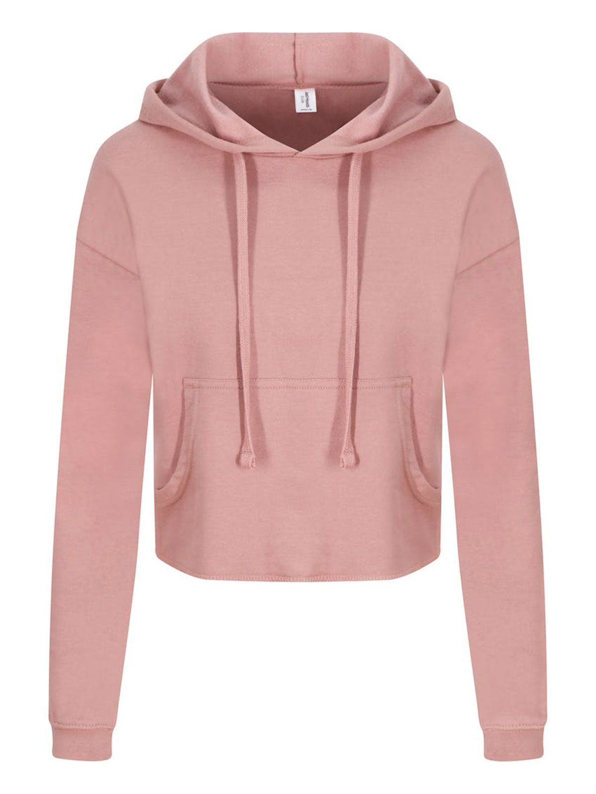 FELPA GIRLIE CROPPED HOODIE - AWDIS JUST HOODSRosa Polveroso