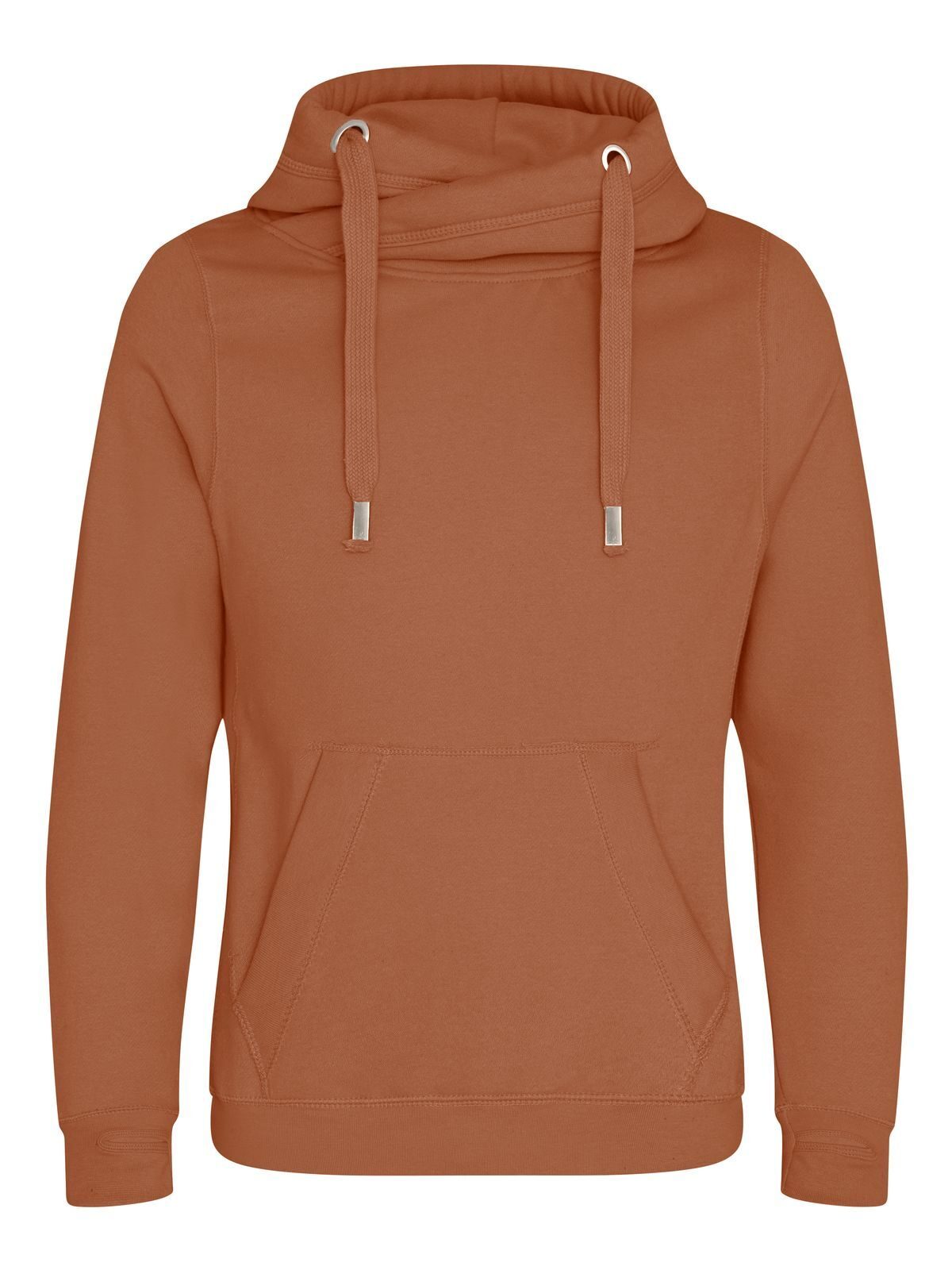 FELPA PESANTE CROSS NECK HOODIE - AWDIS JUST HOODSBiscotto allo Zenzero
