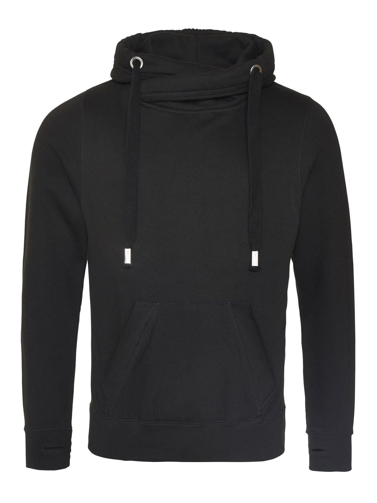 FELPA PESANTE CROSS NECK HOODIE - AWDIS JUST HOODSNero Corvino