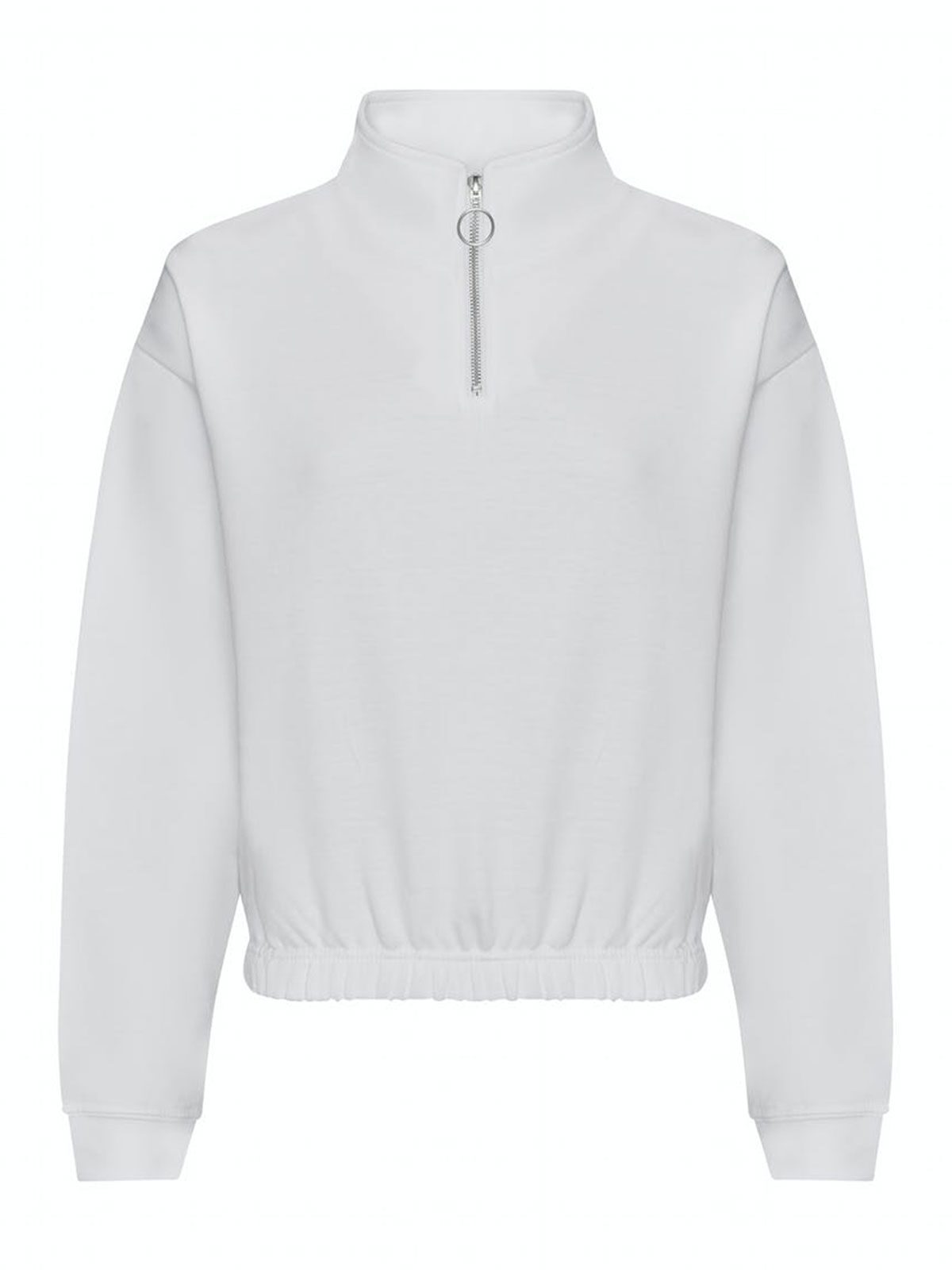 FELPA WOMEN’S CROPPED ½ ZIP SWEAT - AWDIS JUST HOODSBianco Artico