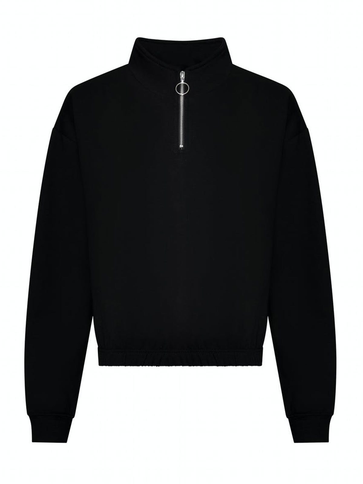 FELPA WOMEN’S CROPPED ½ ZIP SWEAT - AWDIS JUST HOODSNero Profondo