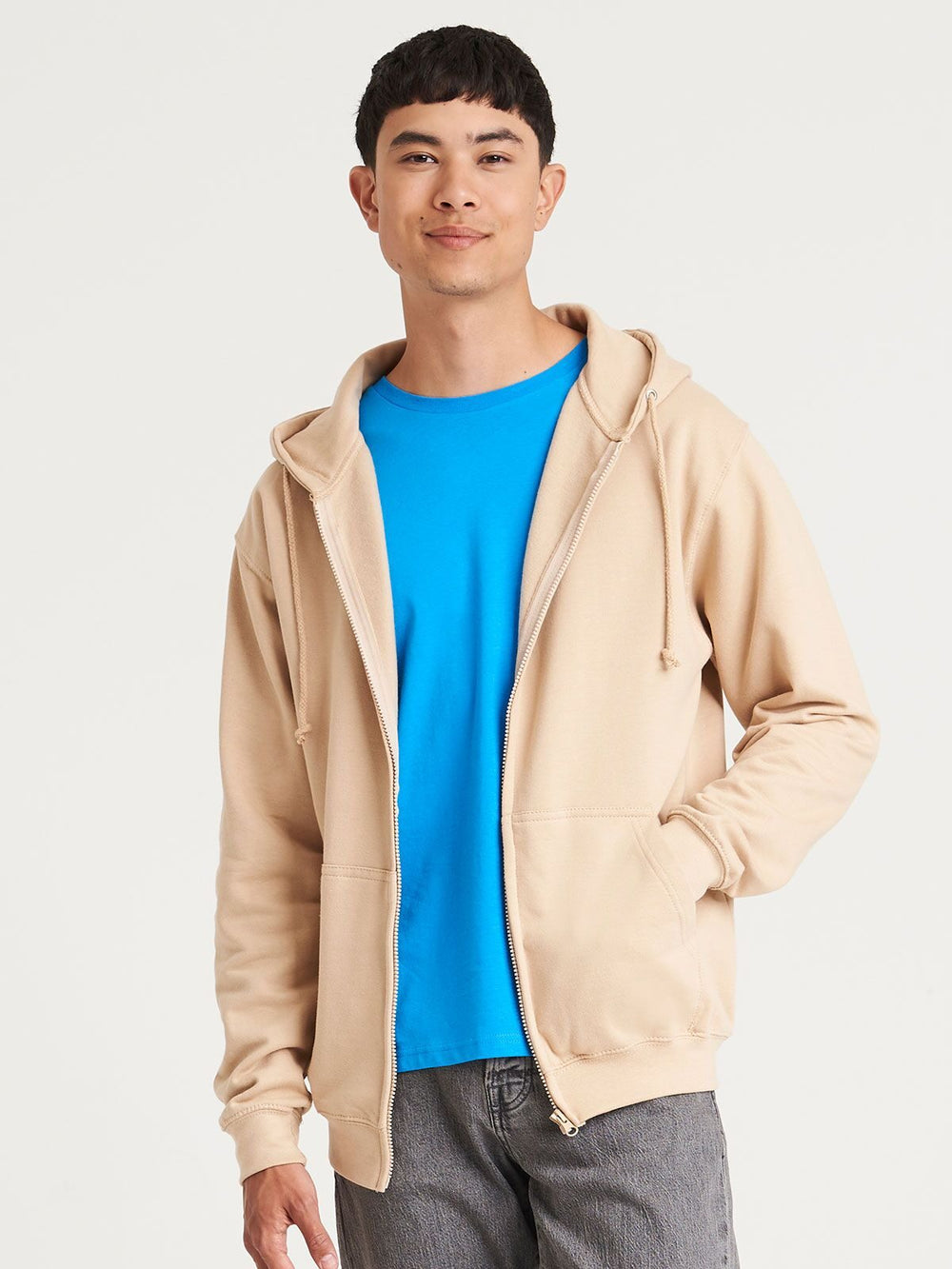 FELPA CON ZIP ZOODIE – AWDIS JUST HOODS fronte