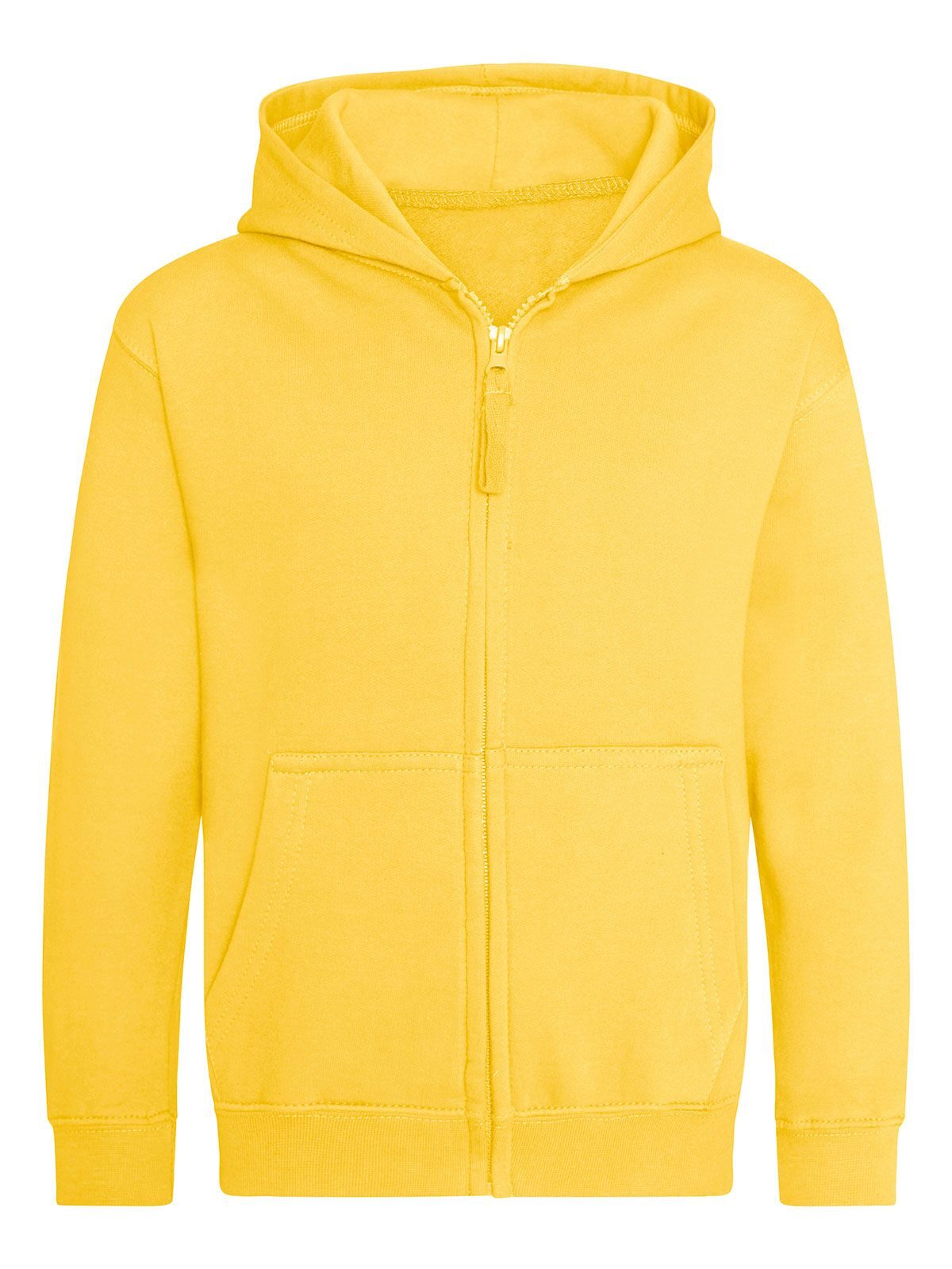 FELPA CON CAPPUCCIO KIDS ZOODIE - AWDIS JUST HOODSGiallo Sole