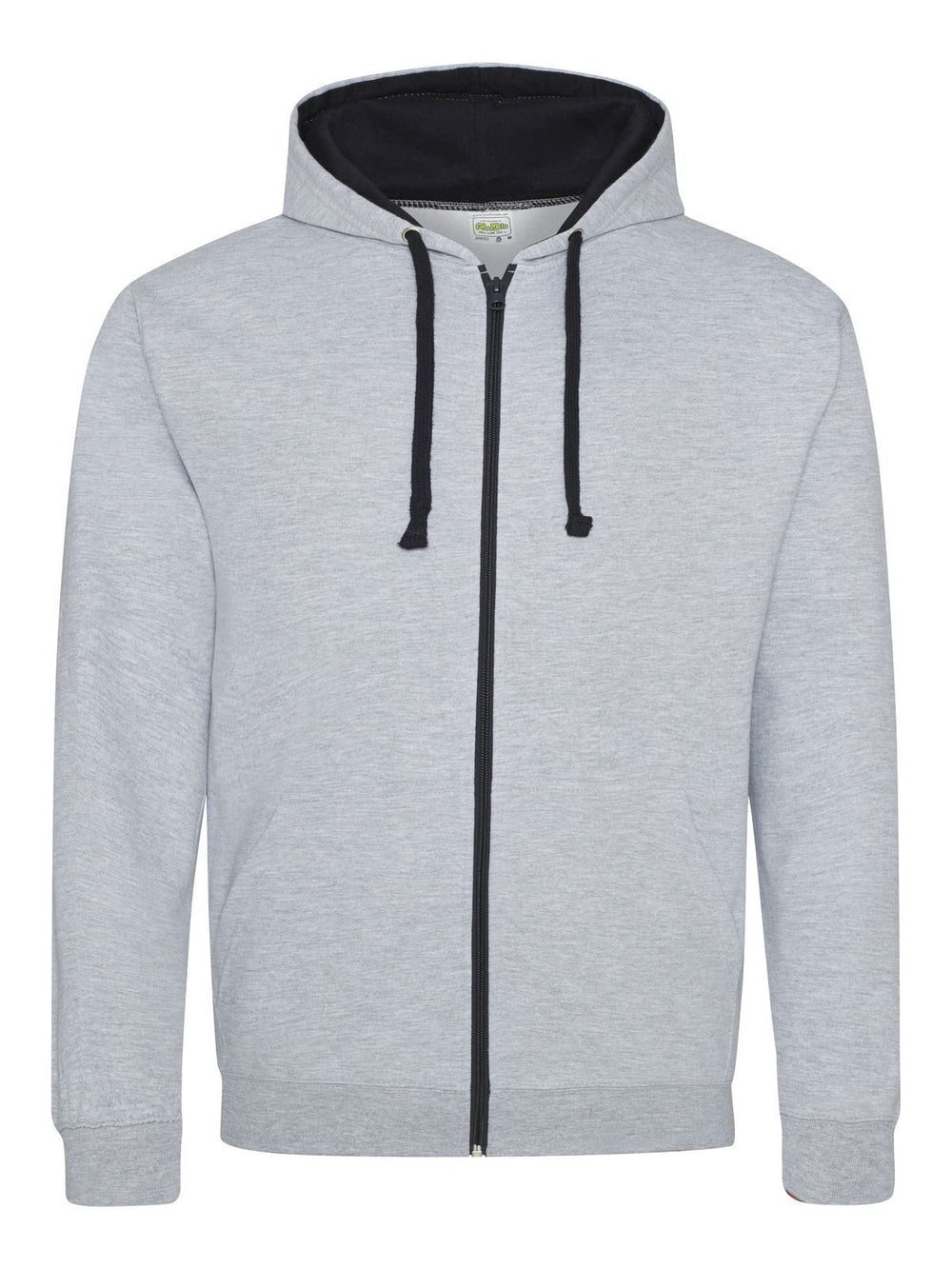 FELPA CON CAPPUCCIO VARSITY ZOODIE - AWDIS JUST HOODSGrigio MelangeBlu Navy Francese