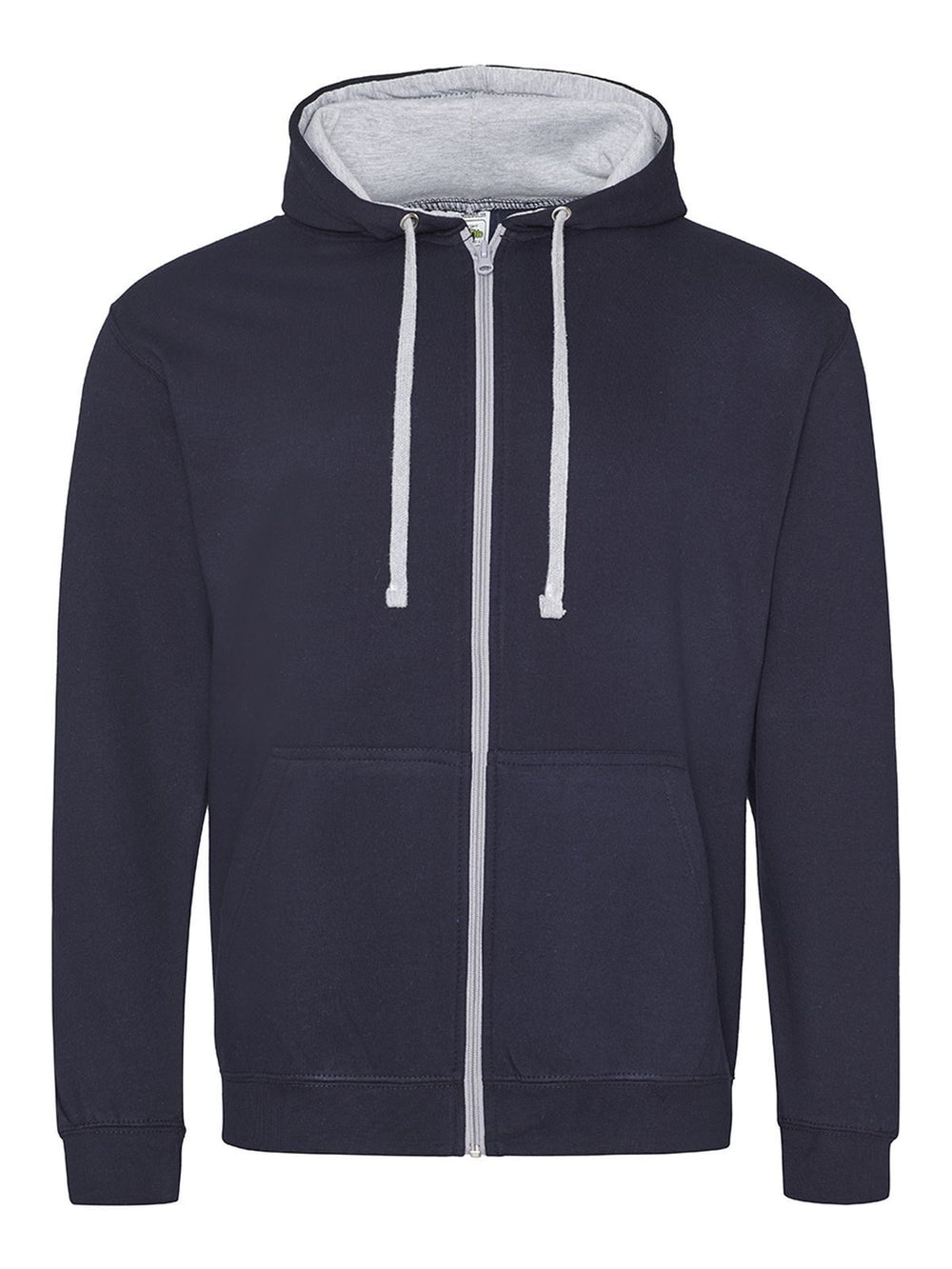 FELPA CON CAPPUCCIO VARSITY ZOODIE - AWDIS JUST HOODSBlu Navy Francese-Grigio Melange