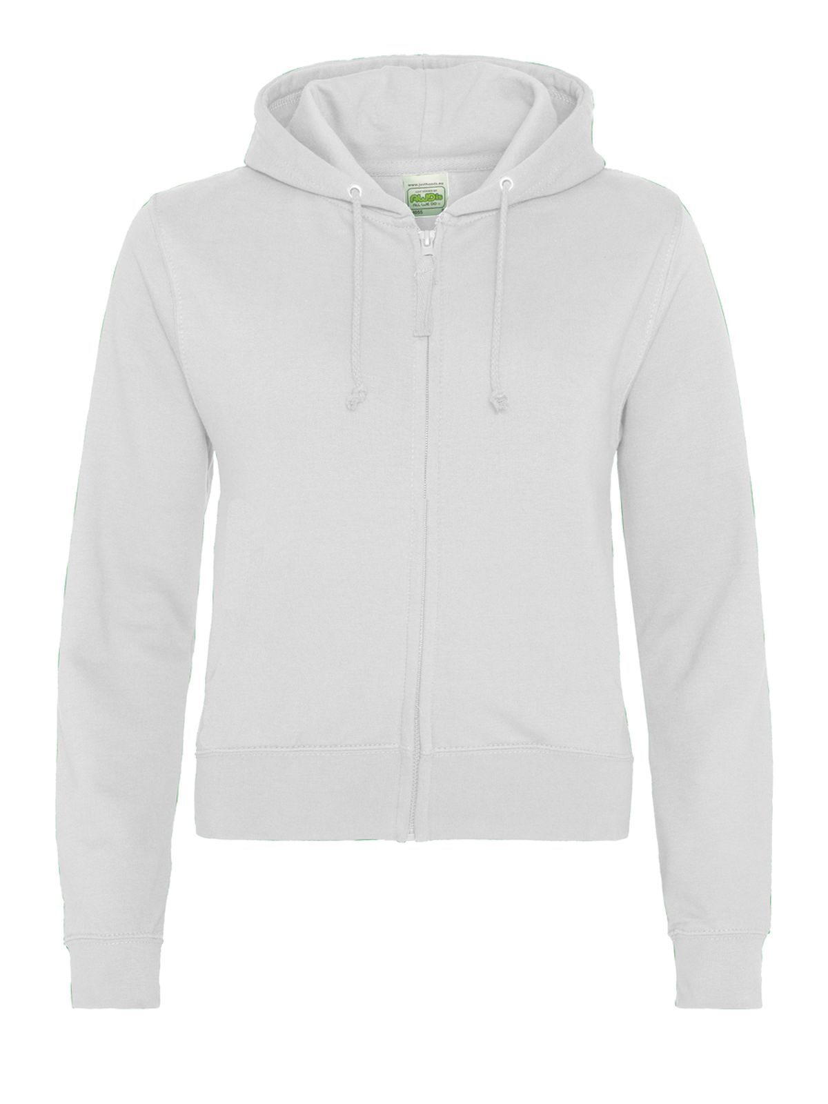 FELPA FULL ZIP GIRLIE FASHION CROPPED ZOODIE - AWDIS JUST HOODSBianco Artico