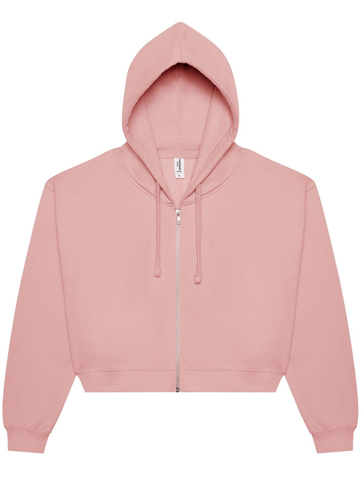 FELPA FULL ZIP GIRLIE FASHION CROPPED ZOODIE - AWDIS JUST HOODSRosa Polveroso