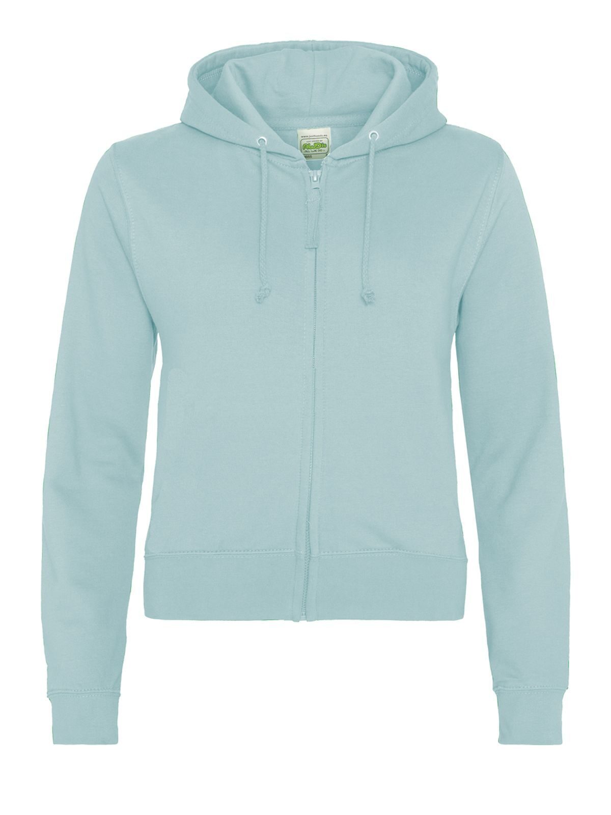 FELPA FULL ZIP GIRLIE FASHION CROPPED ZOODIE - AWDIS JUST HOODSVerde Polveroso