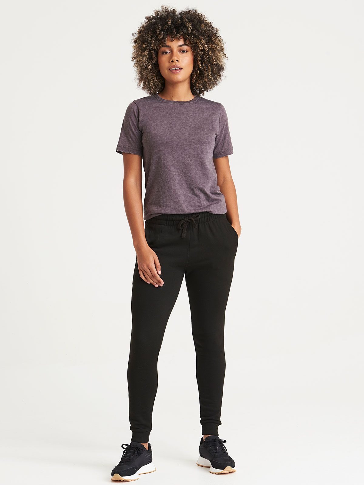 PANTALONI TAPERED TRACK PANT - AWDIS JUST HOODS fronte