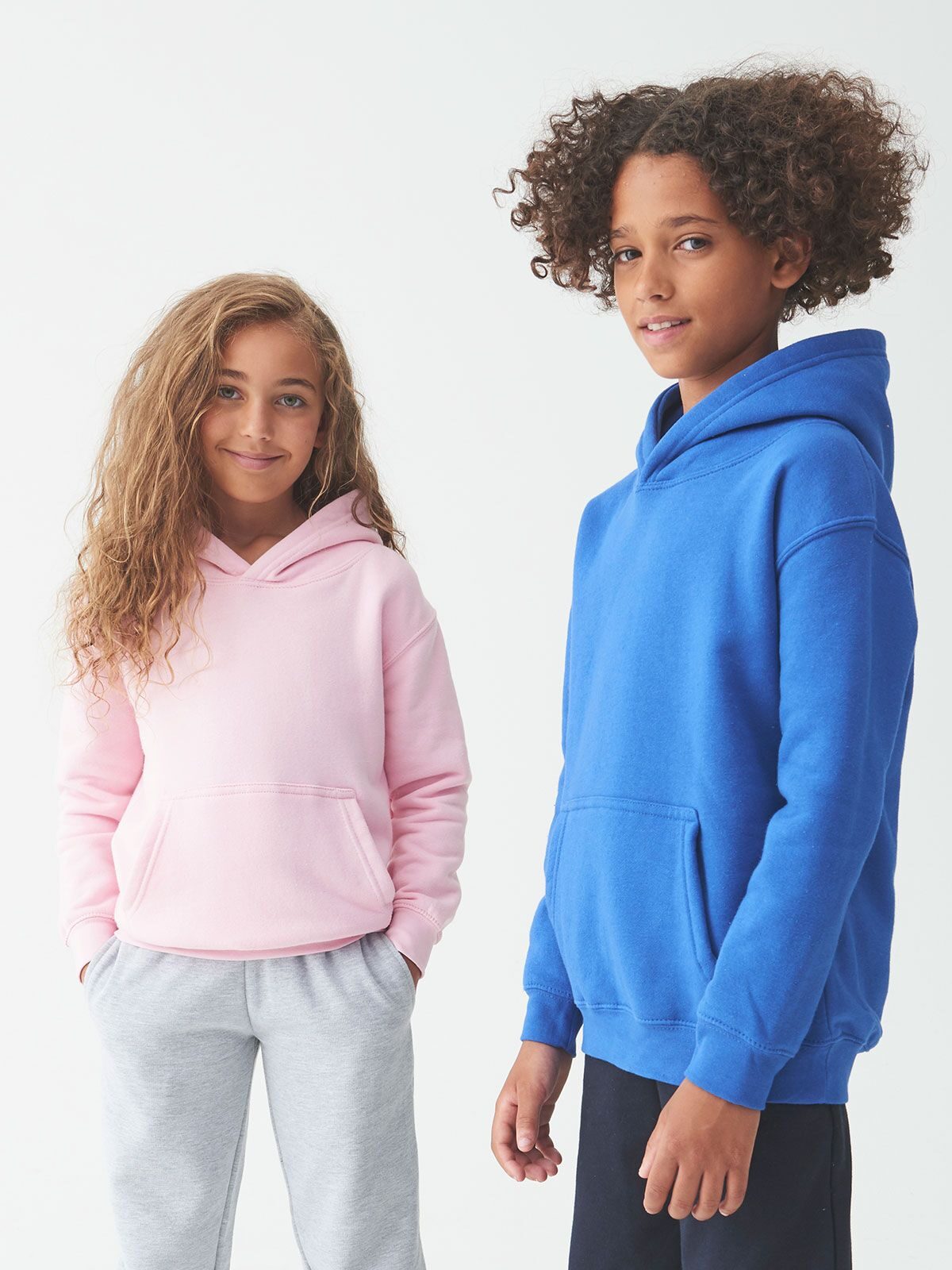 FELPA UNISEX CON CAPPUCCIO KIDS ORGANIC HOODIE - AWDIS JUST HOODS fronte