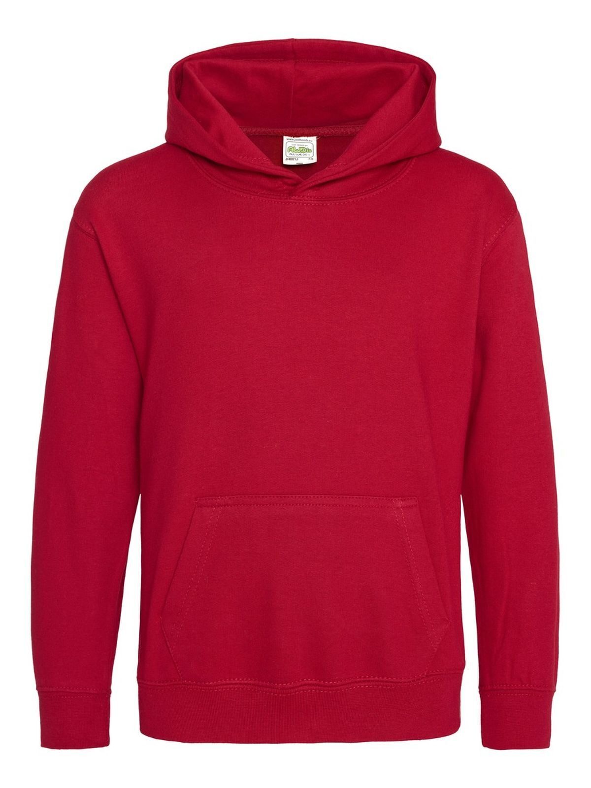 FELPA UNISEX CON CAPPUCCIO KIDS ORGANIC HOODIE - AWDIS JUST HOODSRosso Fuoco