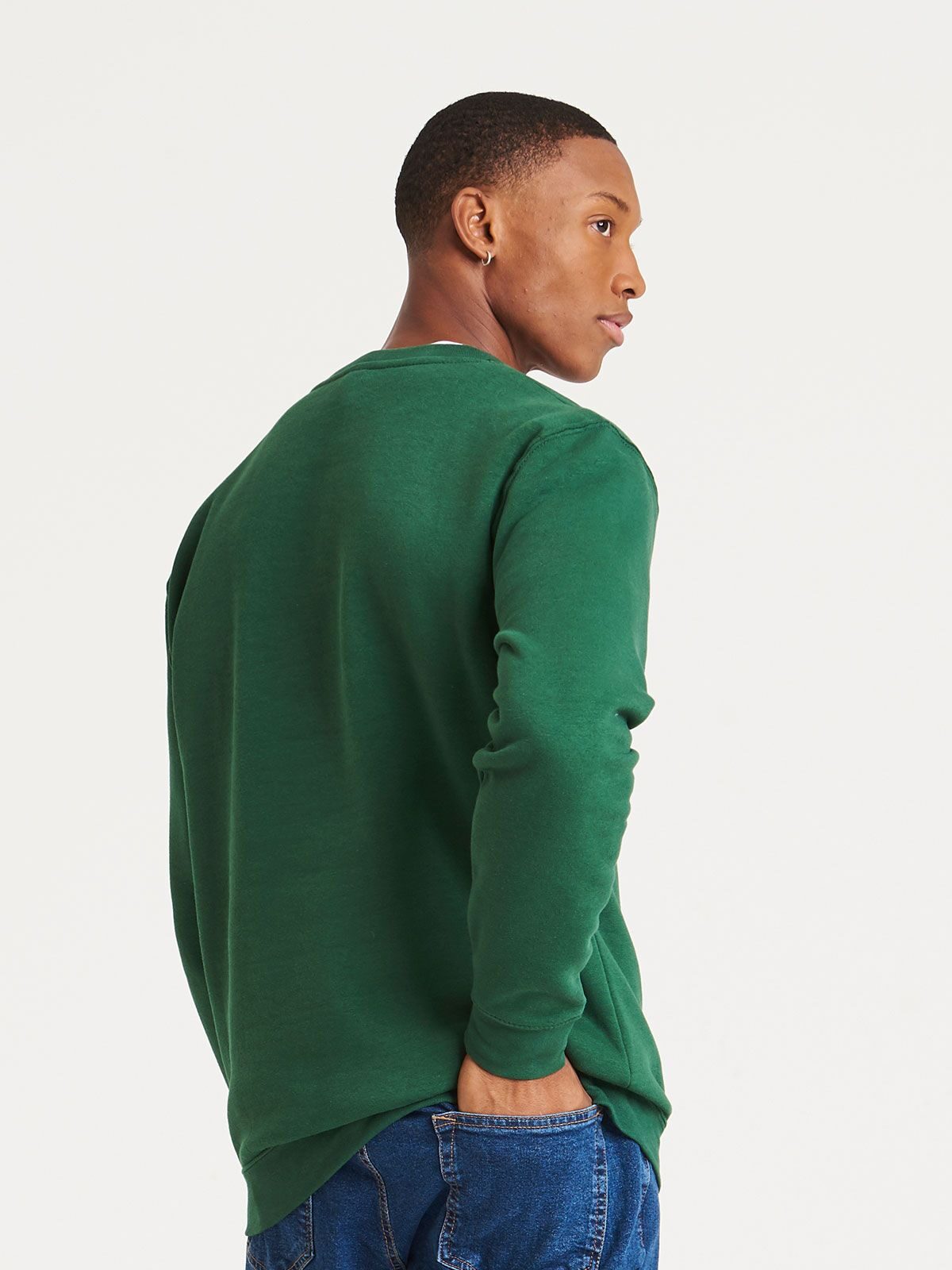 FELPA GIROCOLLO ORGANIC SWEAT - AWDIS JUST HOODS laterale