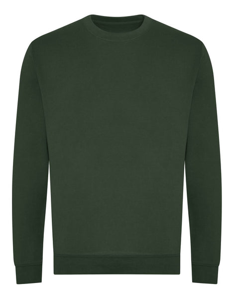 FELPA GIROCOLLO ORGANIC SWEAT - AWDIS JUST HOODSVerde Bottiglia