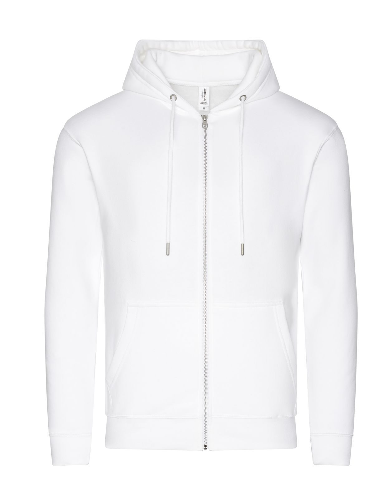 FELPA FULL ZIP CON CAPPUCCIO ORGANIC ZOODIE - AWDIS JUST HOODSBianco Artico