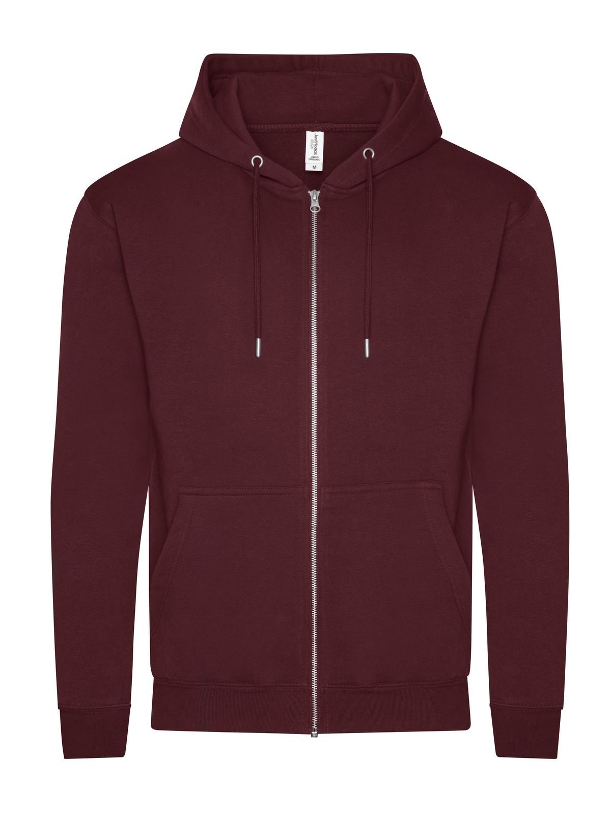 FELPA FULL ZIP CON CAPPUCCIO ORGANIC ZOODIE - AWDIS JUST HOODSBordeaux