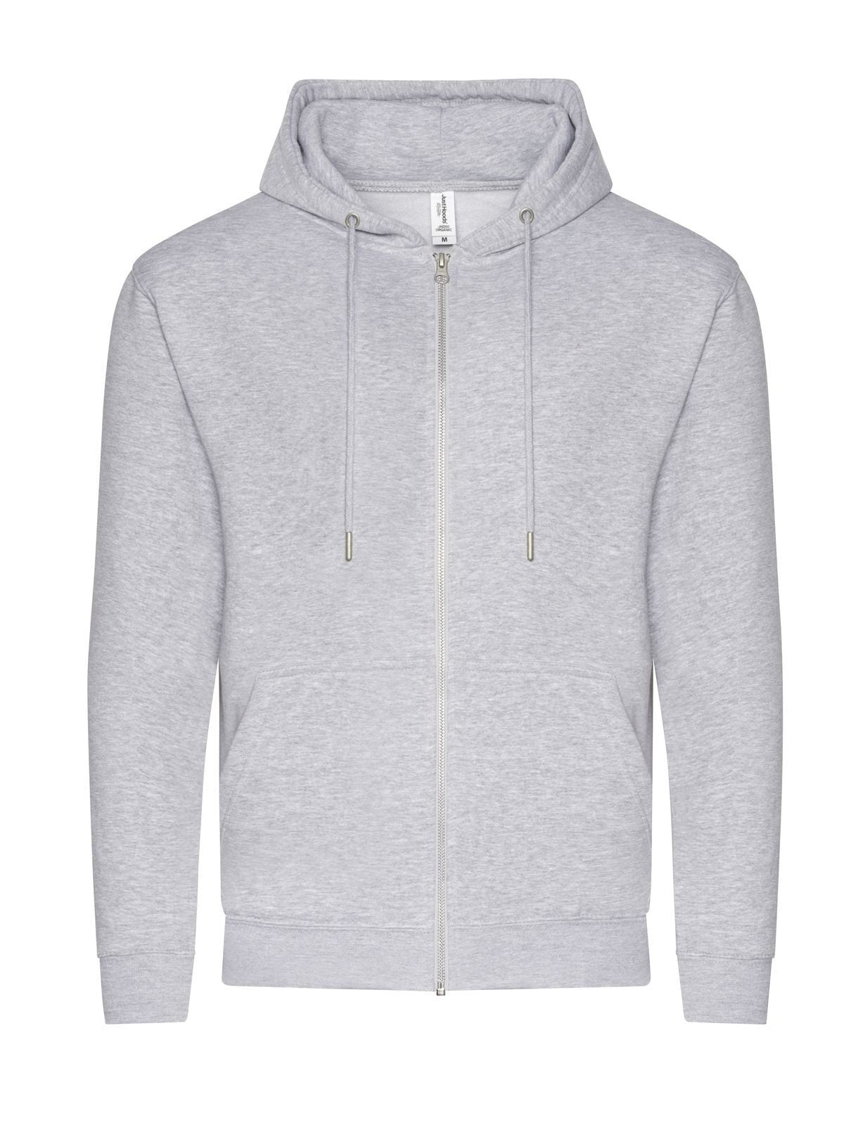 FELPA FULL ZIP CON CAPPUCCIO ORGANIC ZOODIE - AWDIS JUST HOODSGrigio Melange