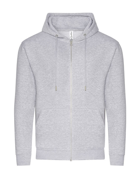 FELPA FULL ZIP CON CAPPUCCIO ORGANIC ZOODIE - AWDIS JUST HOODSGrigio Melange