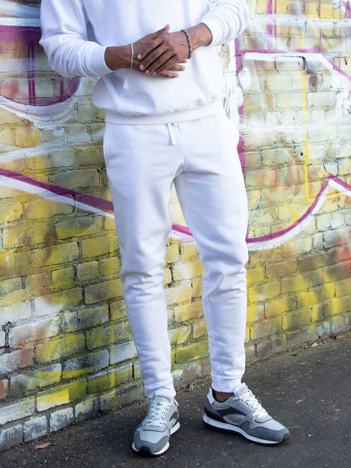 Pantaloni Tuta Jerzees NuBlend - Jogger con Tasche e Cordino