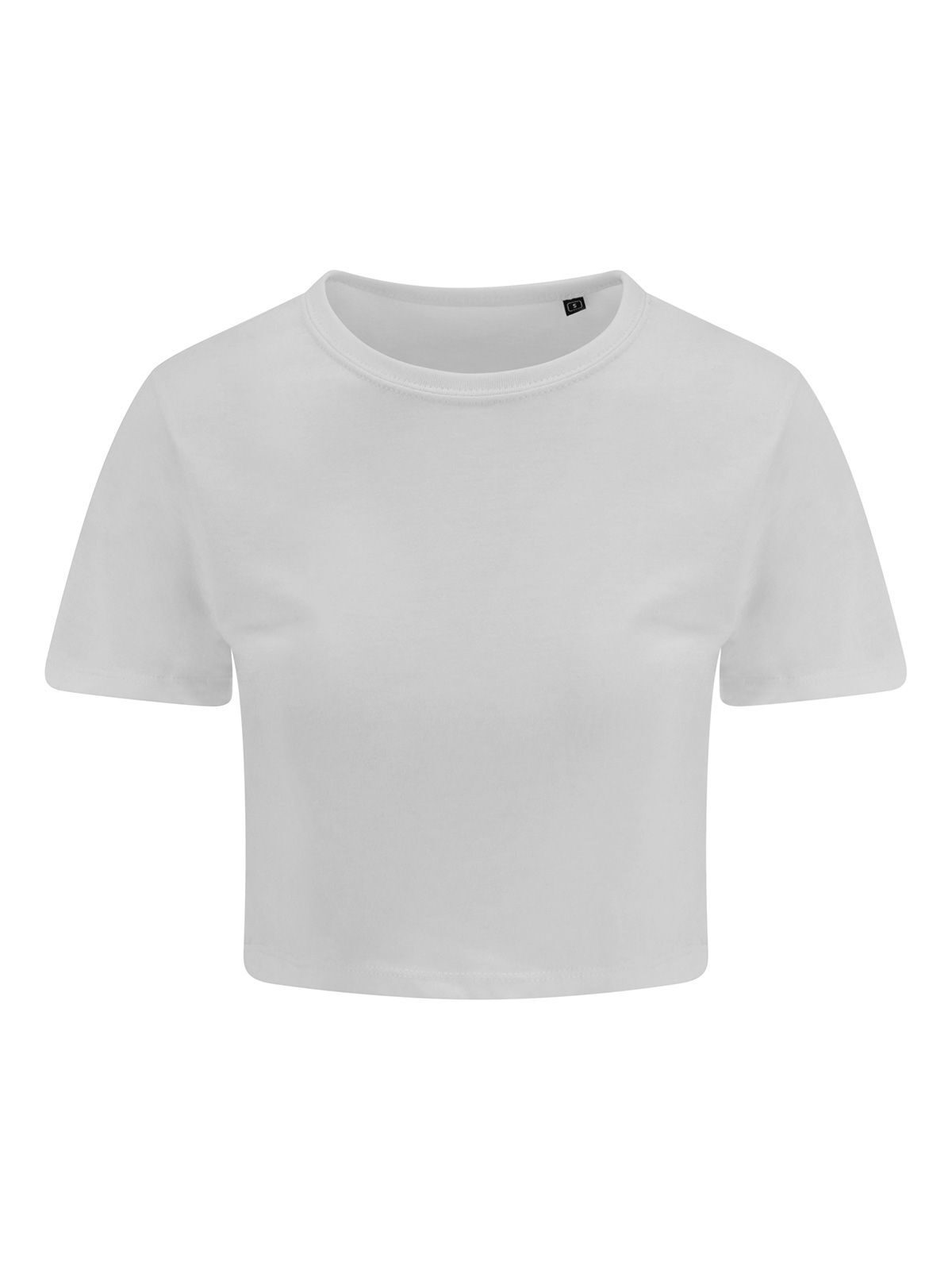 T-SHIRT SAGOMATA GIRLIE TRI-BLEND CROPPED T - AWDIS JUST TSBianco Solido