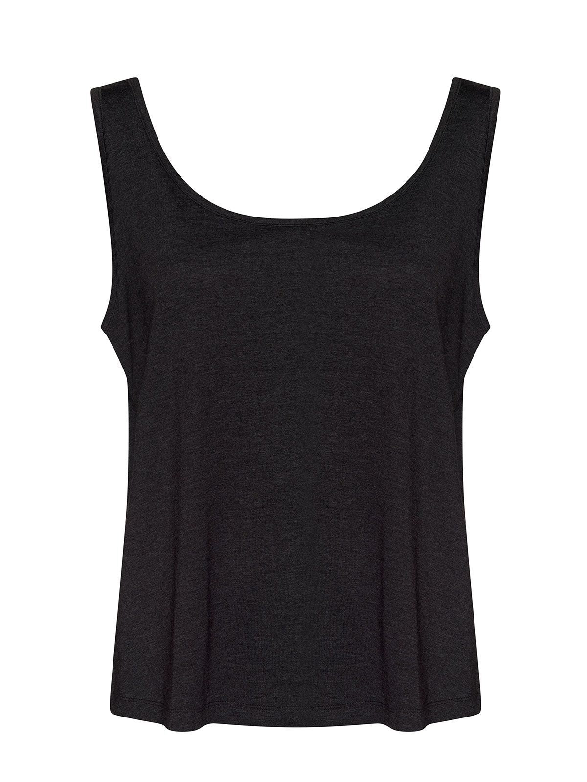 CANOTTA DA DONNA WOMEN'S TANK TOP - AWDIS JUST TSNero Melange