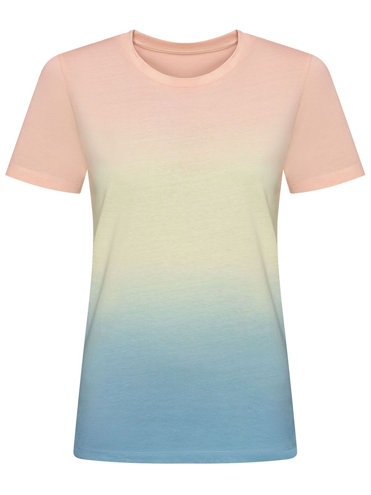 T-SHIRT GIROCOLLO TIE-DYE T - AWDIS JUST TSTramonto Pastello