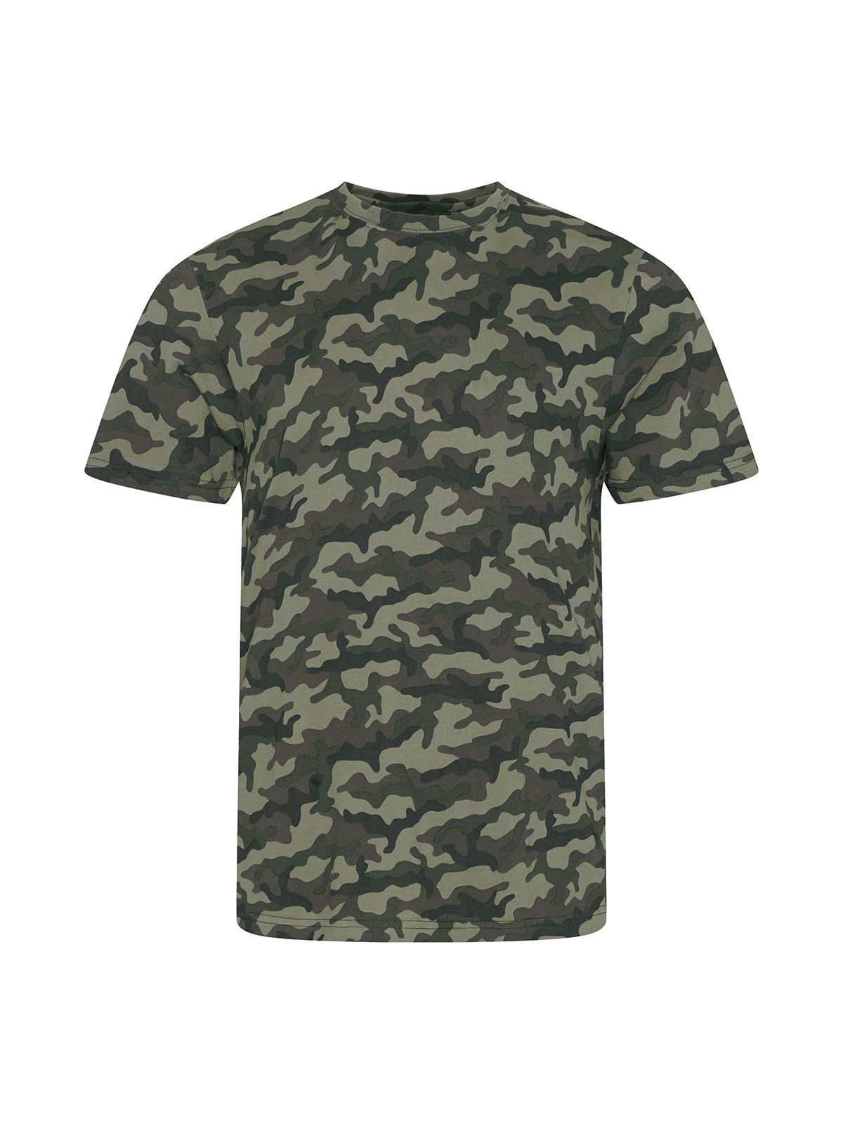 T-SHIRT MANICA CORTA CAMO T - AWDIS JUST TSVerde Mimetico