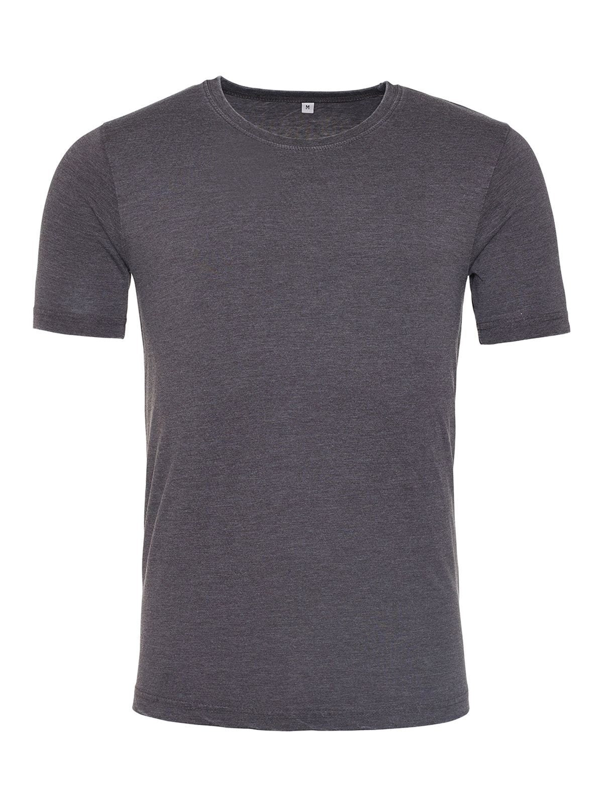 T-SHIRT UNISEX MANICA CORTA WASHED T - AWDIS JUST TSCarbone Lavato