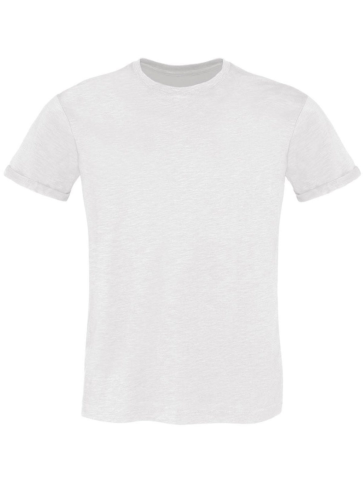 T-SHIRT SLUB UOMO - BSBianco