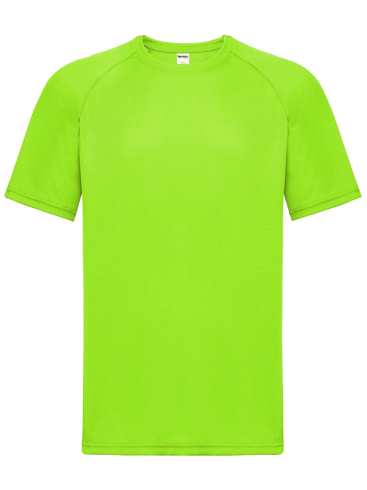 T-SHIRT RUN IN POLIESTERE - SPRINTEXVerde Fluo