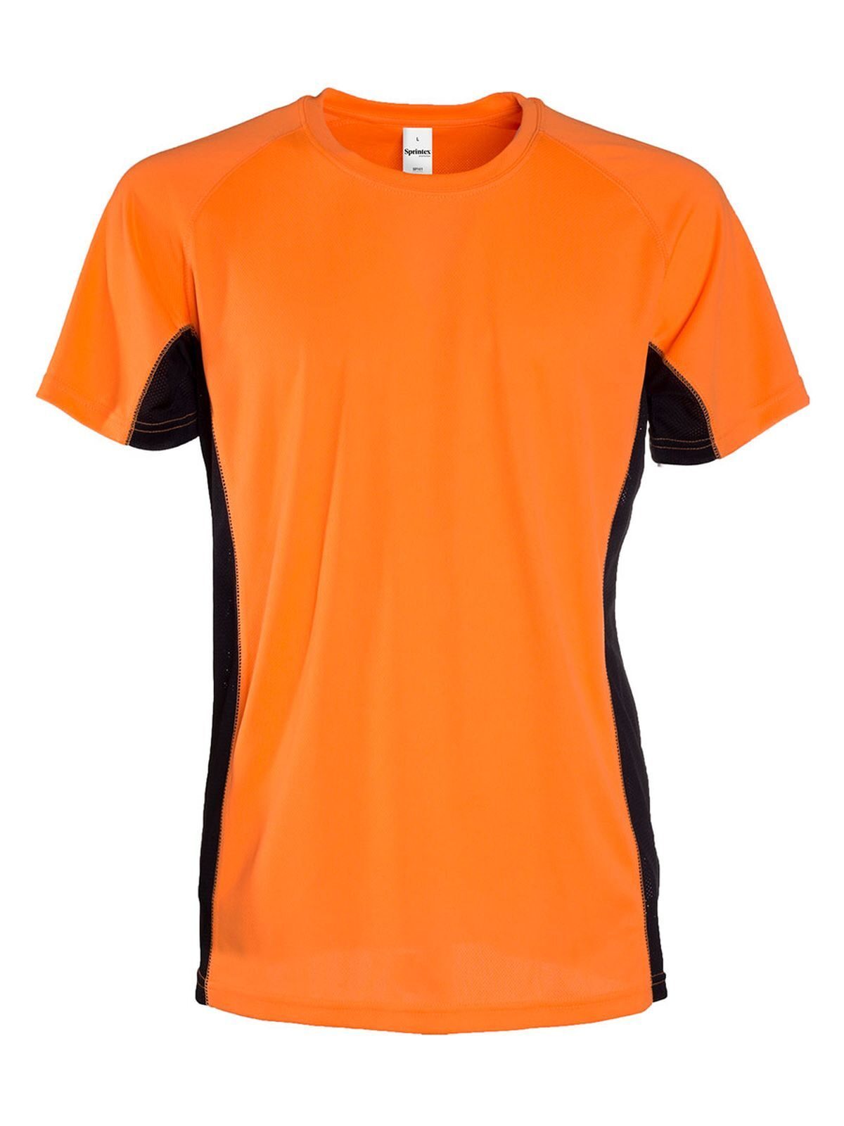 T-SHIRT AIR IN POLIESTERE - SPRINTEXArancione Fluo-Nero
