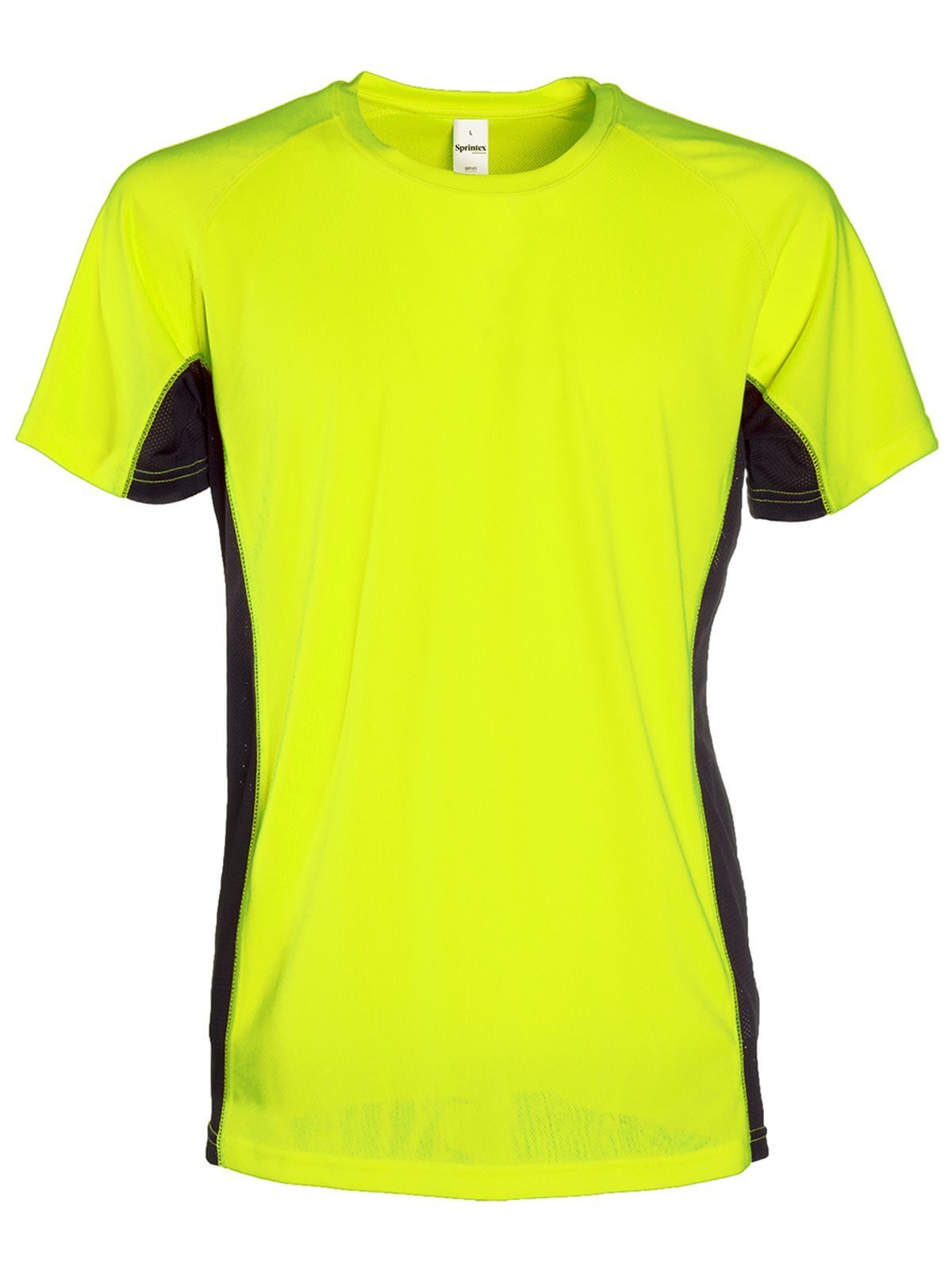 T-SHIRT AIR IN POLIESTERE - SPRINTEXGiallo Fluo-Nero