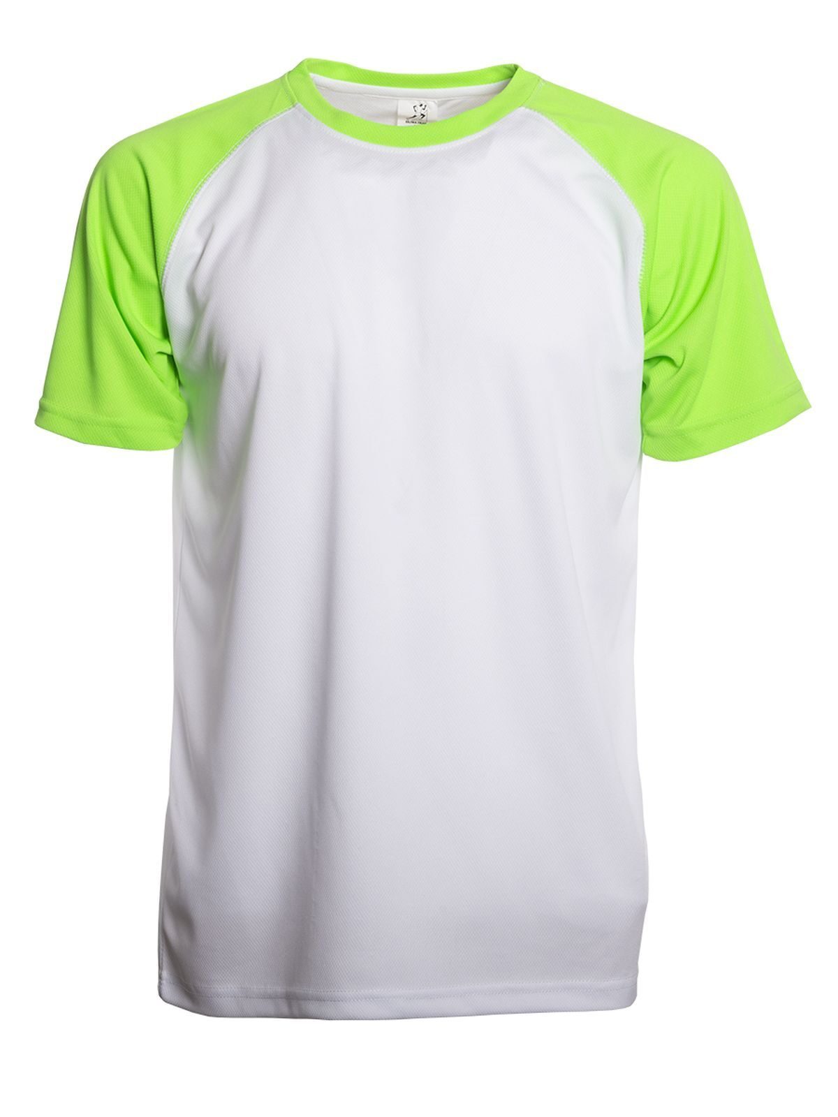 T-SHIRT TRAIL IN POLIESTERE - SPRINTEXBianco-Verde Fluo
