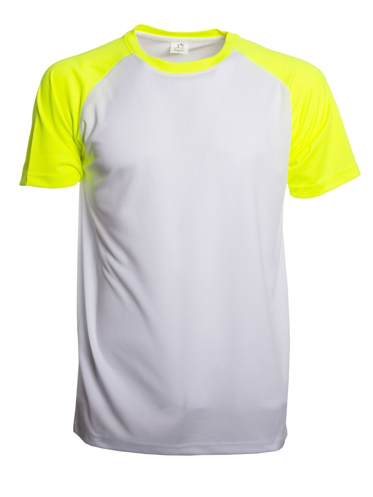 T-SHIRT TRAIL IN POLIESTERE - SPRINTEXBianco-Giallo Fluo