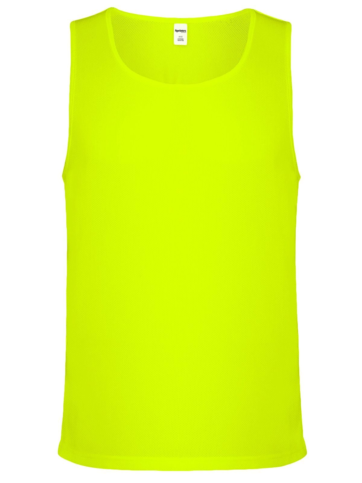 CANOTTA STEP IN POLIESTERE - SPRINTEXGiallo Fluo