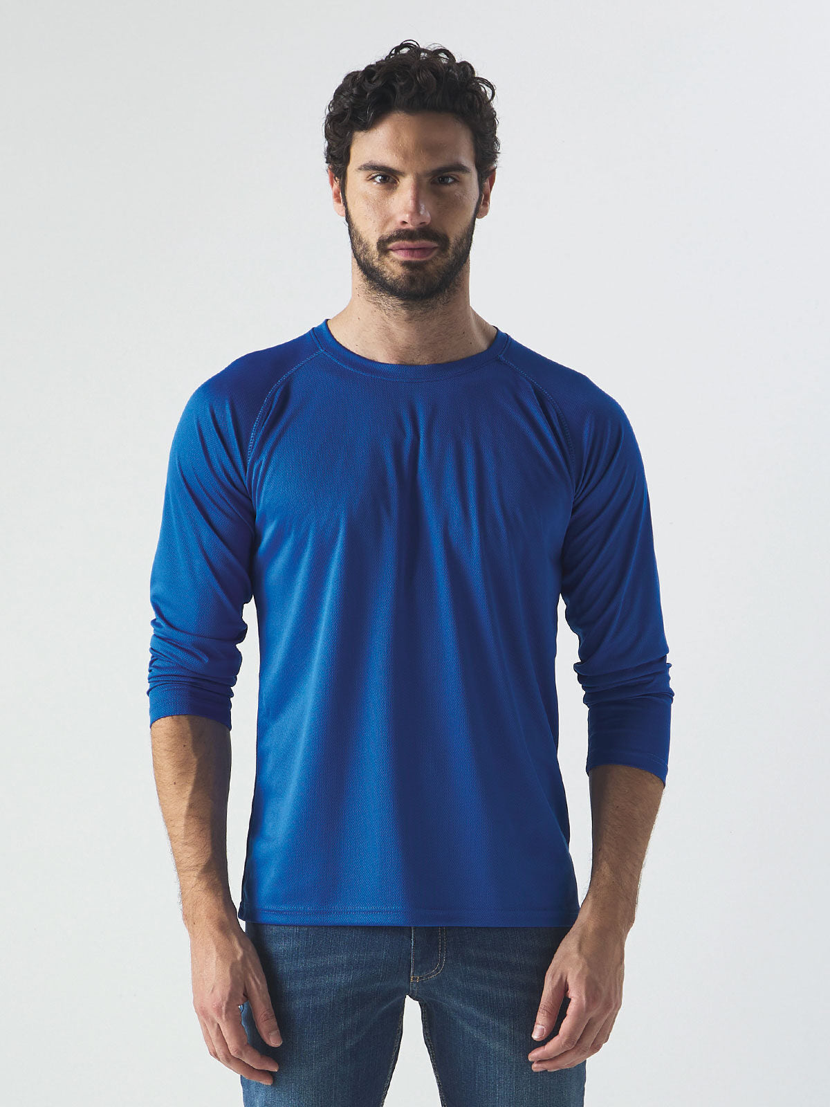 T-SHIRT MANICA LUNGA RUN LS IN POLIESTERE - SPRINTEX fronte