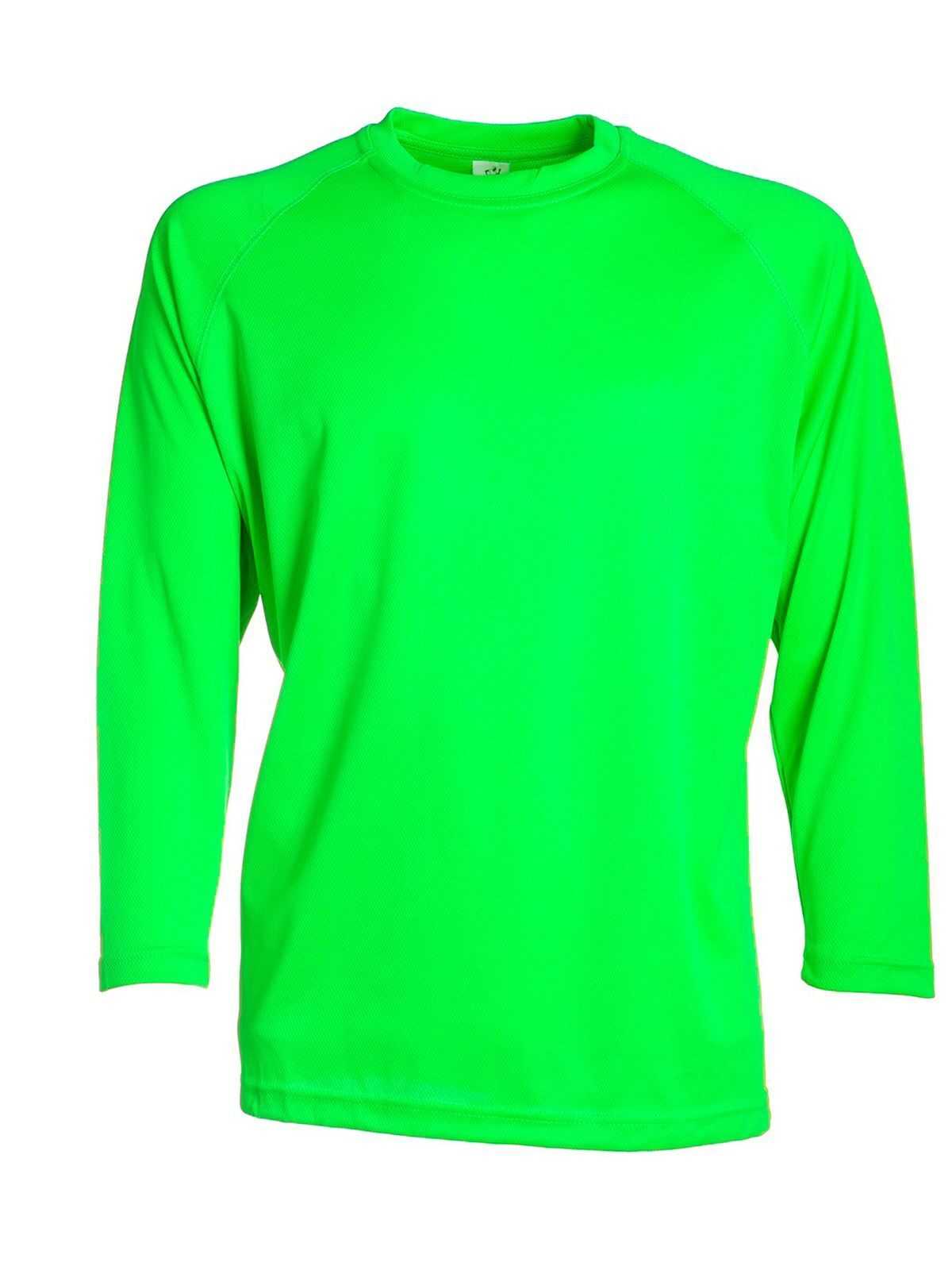 T-SHIRT MANICA LUNGA RUN LS IN POLIESTERE - SPRINTEXVerde Fluo