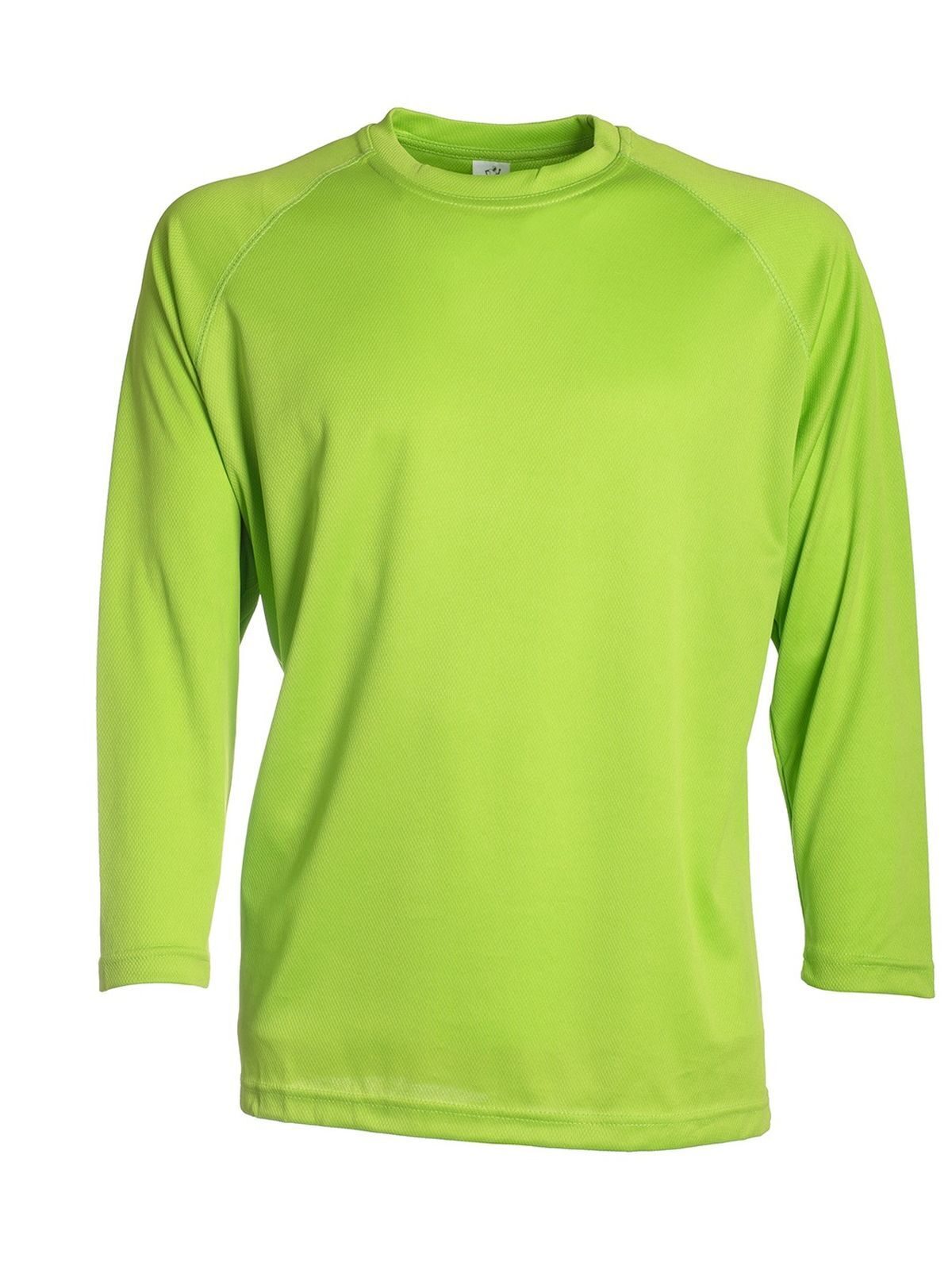 T-SHIRT MANICA LUNGA RUN LS IN POLIESTERE - SPRINTEXVerde Lime
