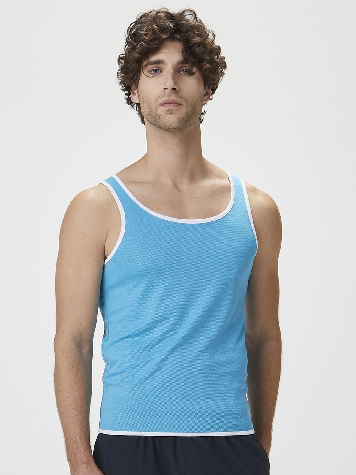 CANOTTA SPORTIVA UNISEX RING IN POLIESTERE - SPRINTEX laterale