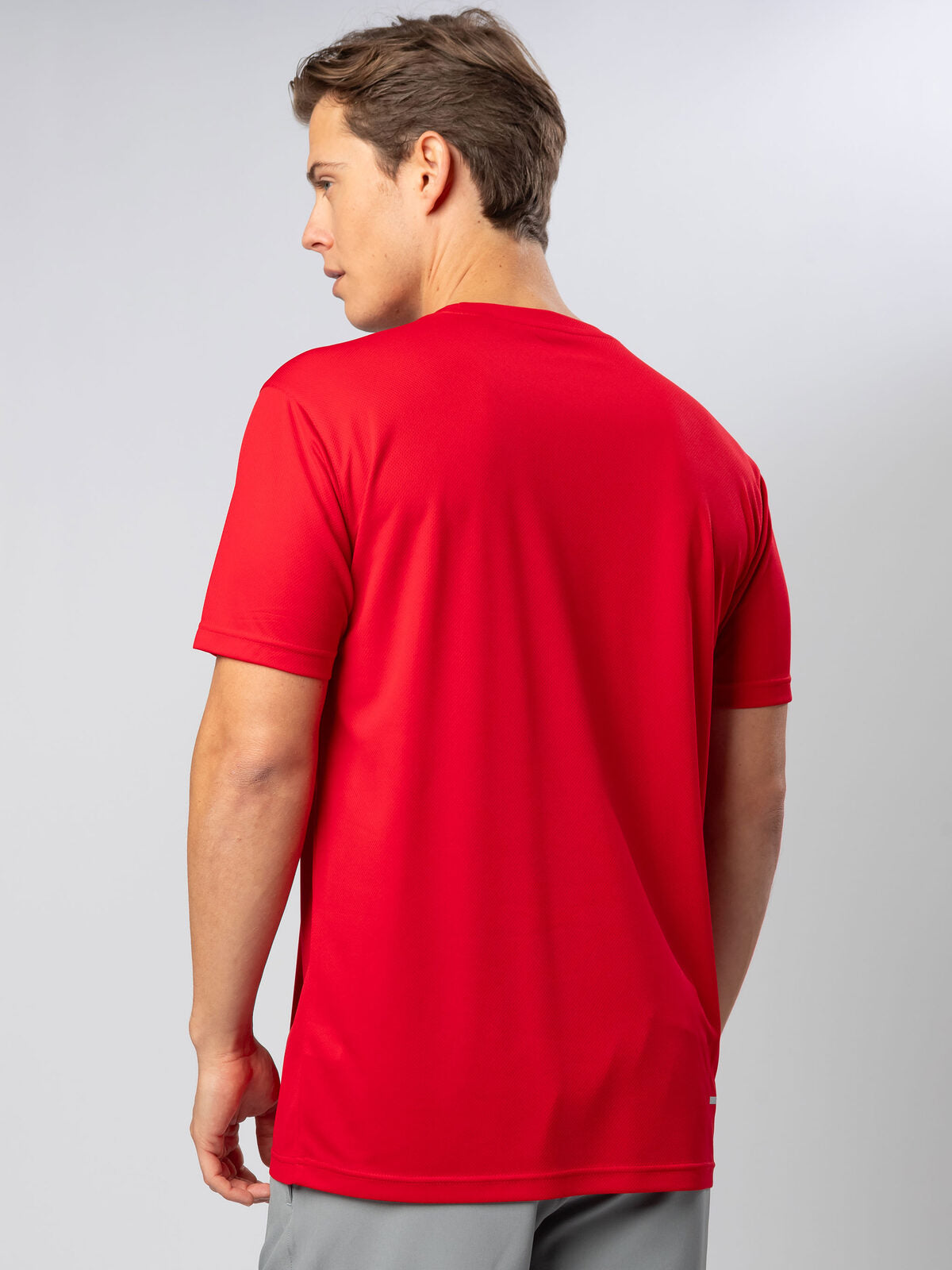T-SHIRT TECNICA GENDERLESS IN POLIESTERE RICICLATO CON STRISCIA CATARIFRANGENTE – FLASH | SPRINTEX