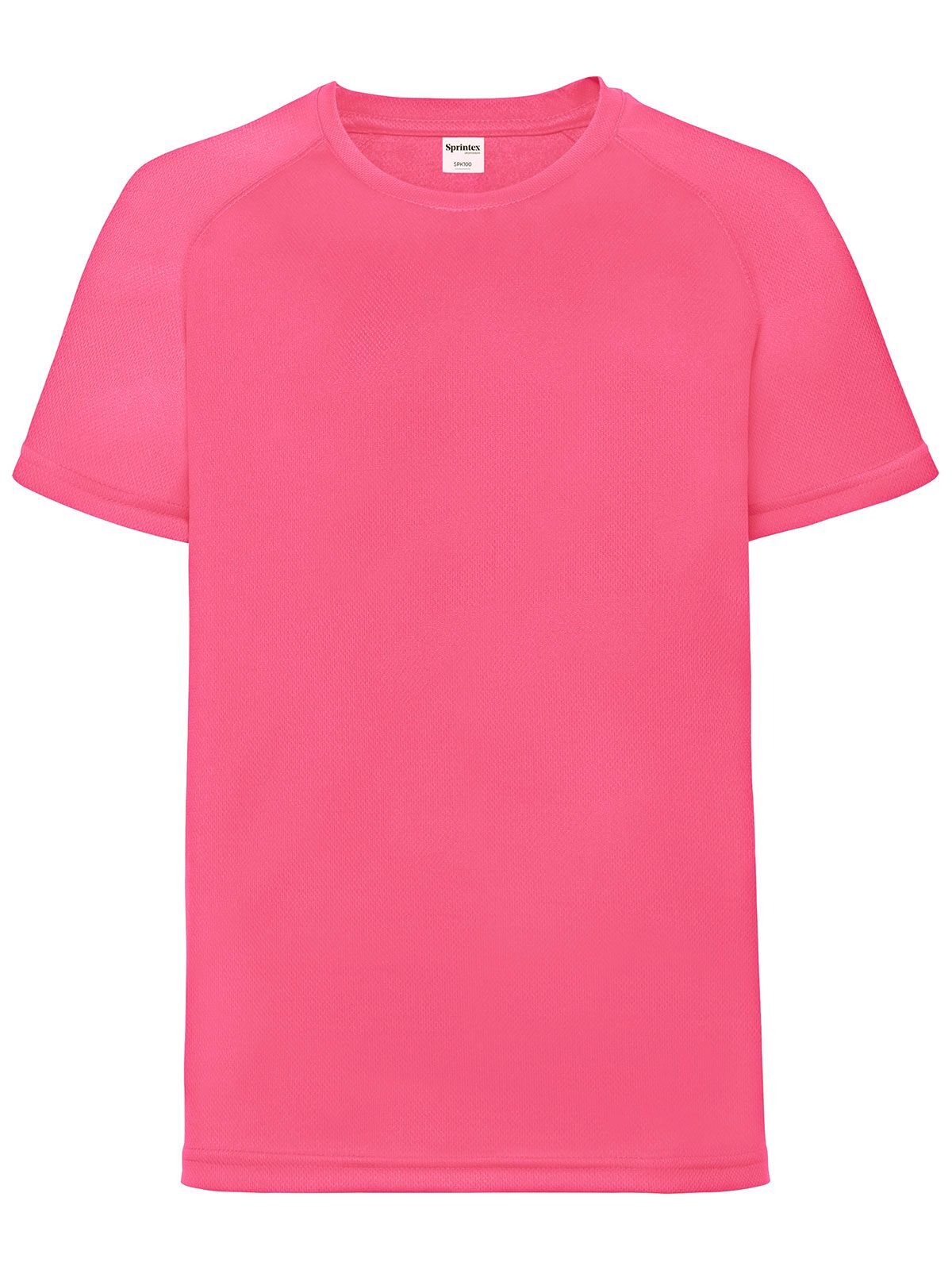 T-SHIRT RUN KIDS - SPRINTEXRosa Fluo