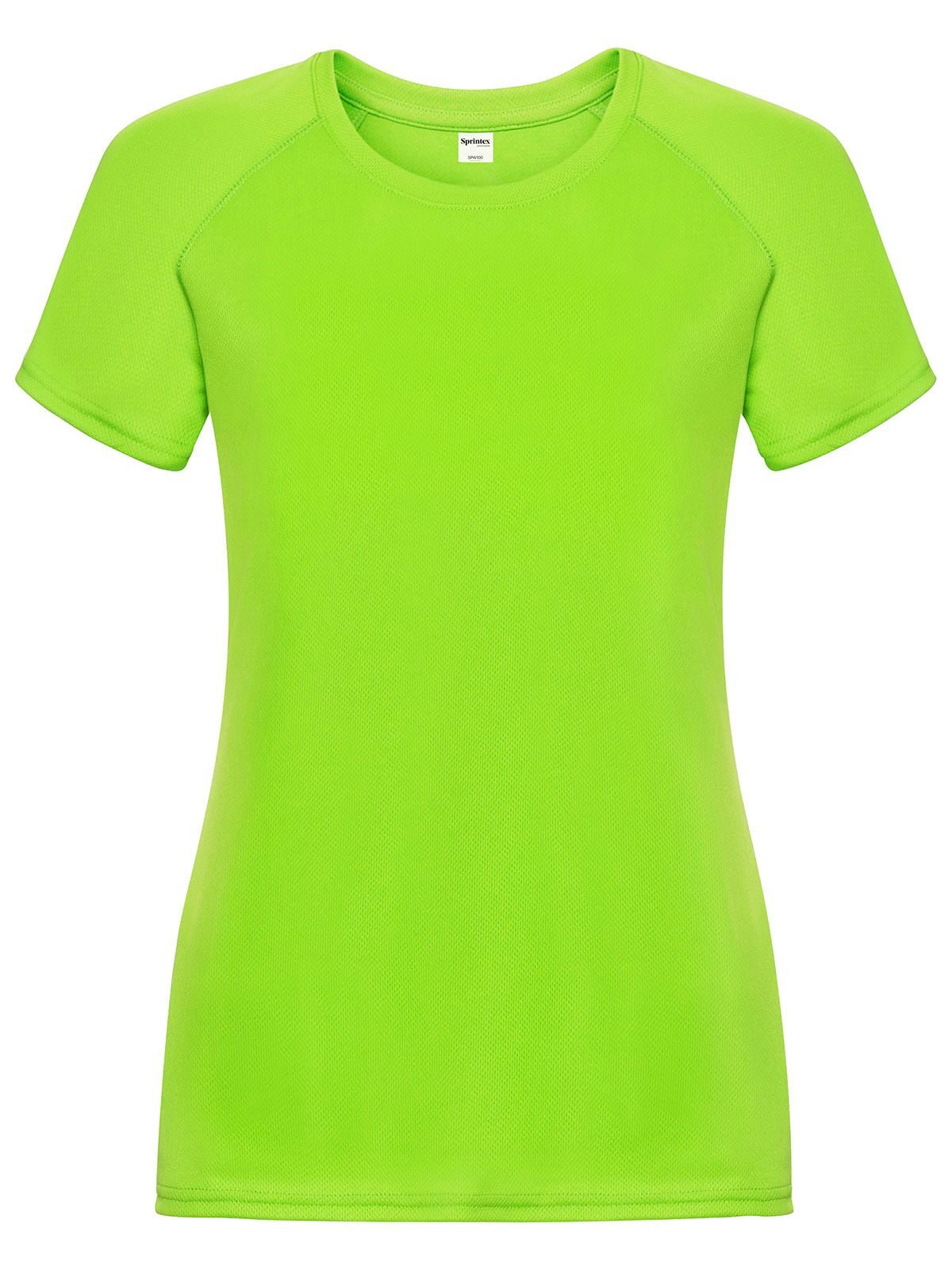 T-SHIRT RUN WOMEN - SPRINTEXVerde Fluo