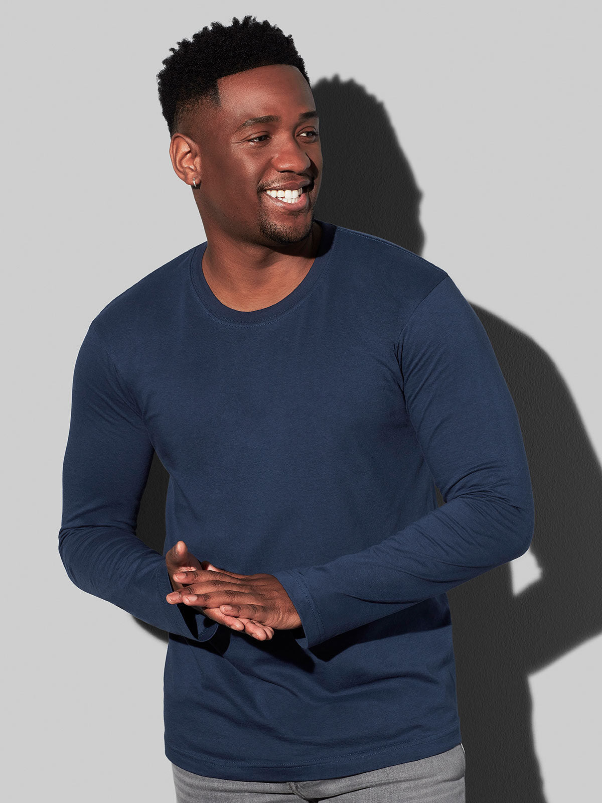 T-SHIRT COMFORT-T LONG SLEEVE - STEDMAN fronte