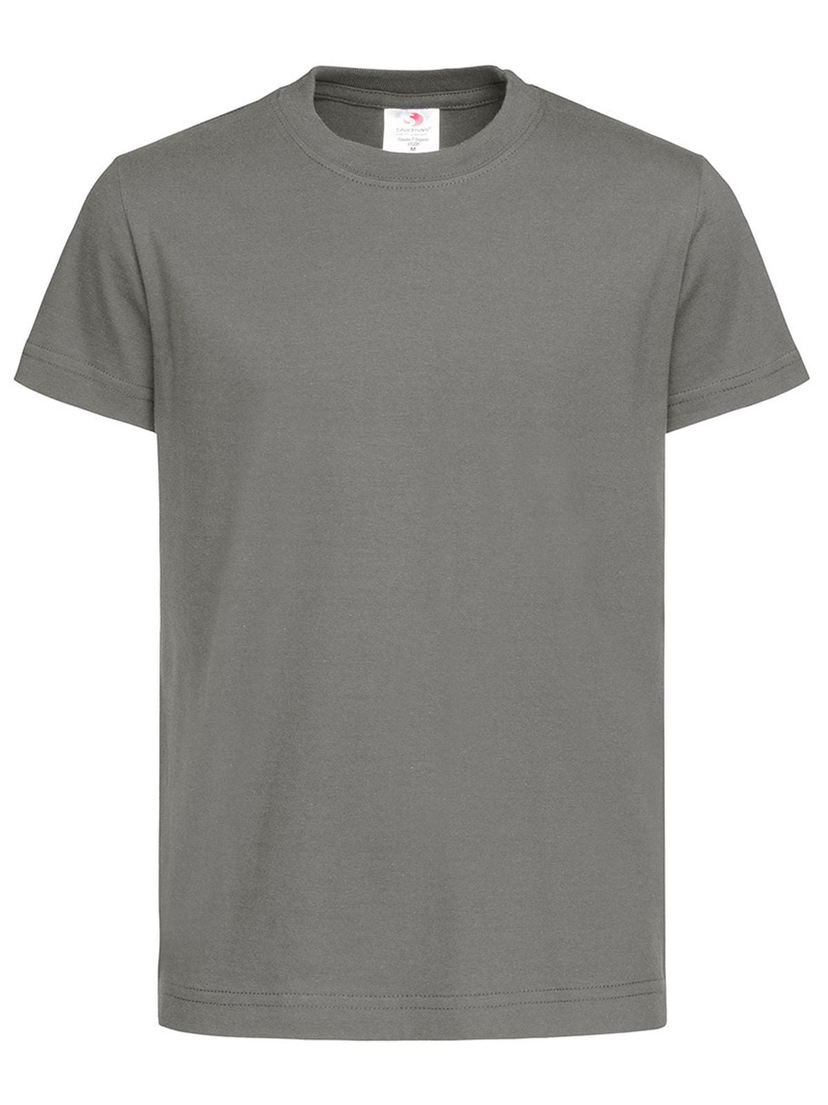 T-SHIRT CLASSIC-T ORGANIC CREW NECK - STEDMANGrigio Reale