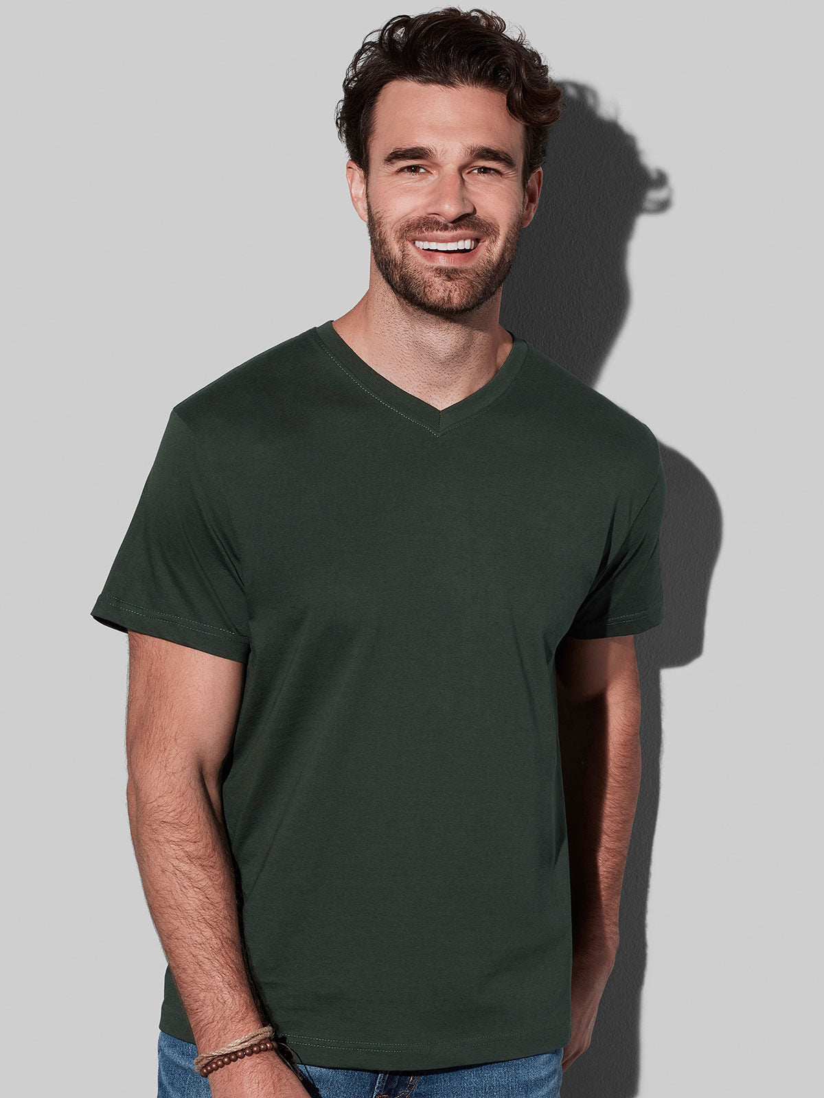 T-SHIRT CLASSIC-T V-NECK - STEDMAN fronte