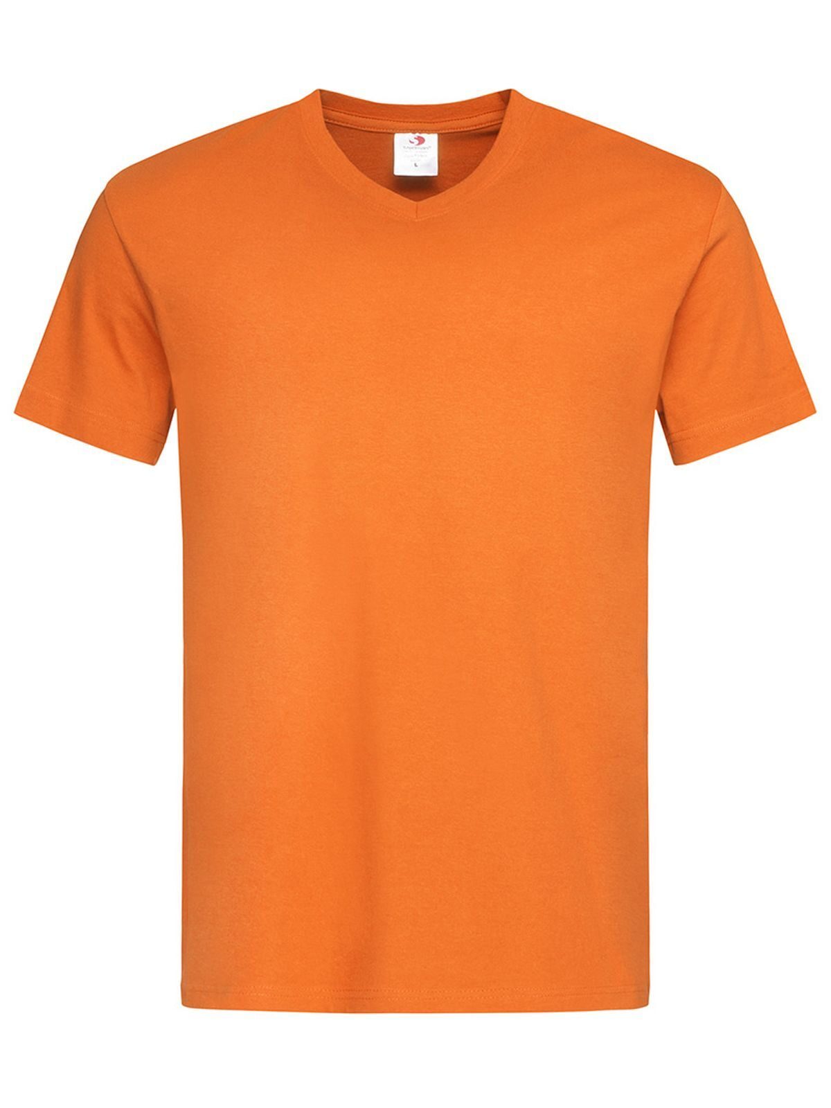 T-SHIRT CLASSIC-T V-NECK - STEDMANArancione