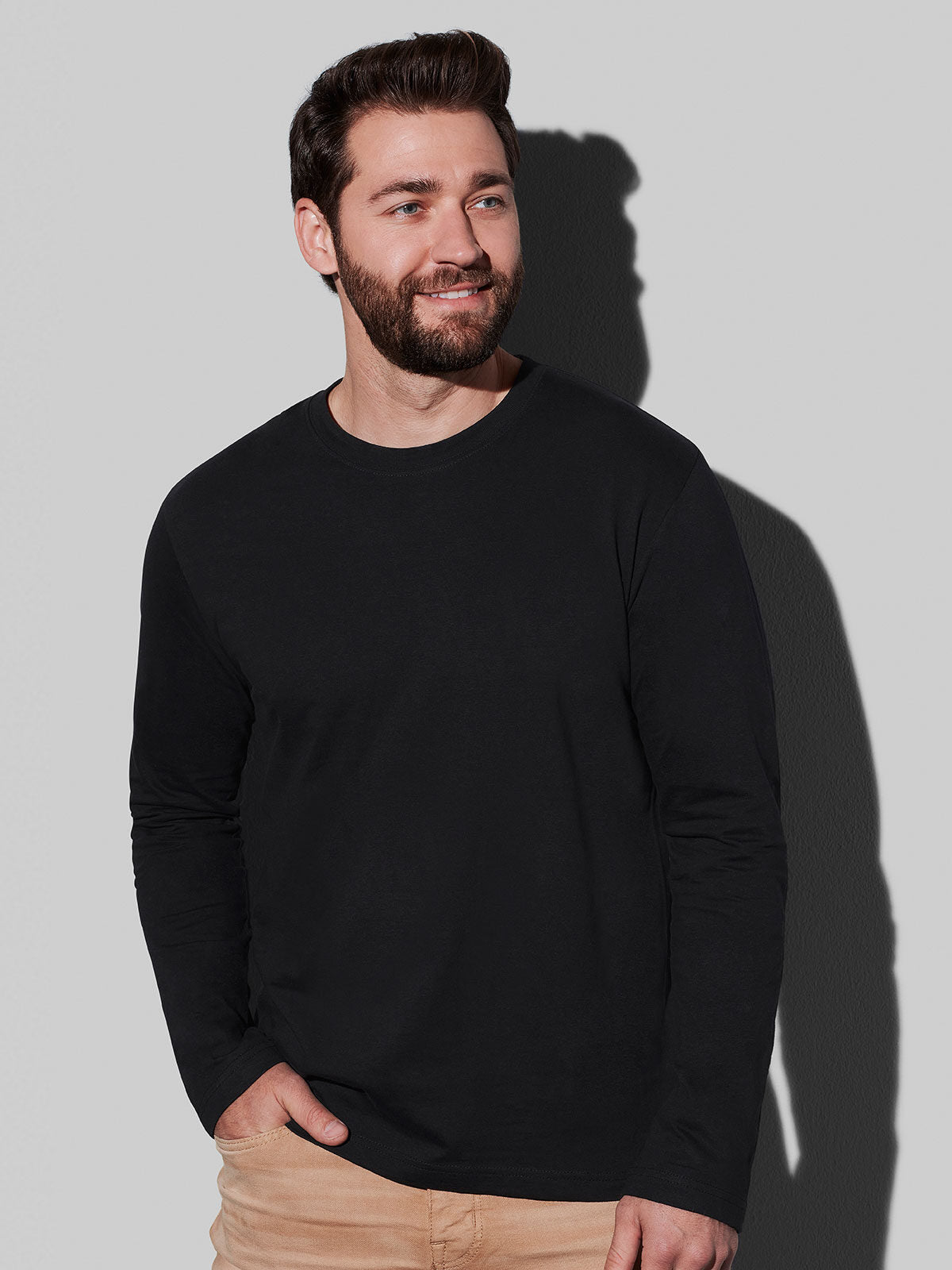 T-SHIRT CLASSIC-T LONG SLEEVE - STEDMAN fronte