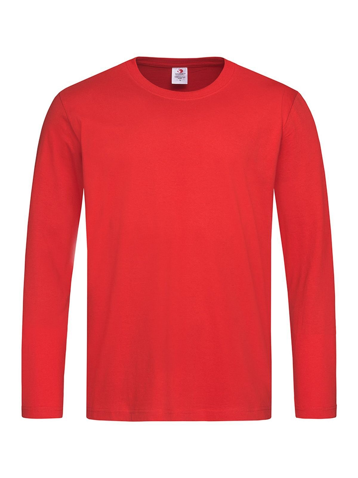 T-SHIRT CLASSIC-T LONG SLEEVE - STEDMANRosso Scarlatto