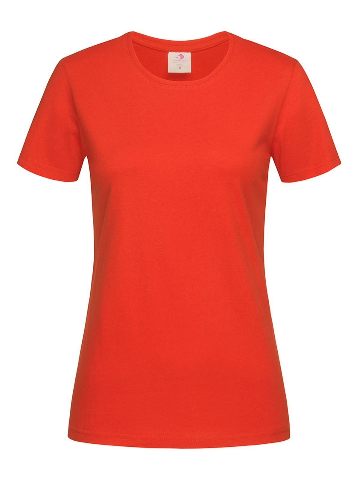 T-SHIRT CLASSIC-T FITTED WOMAN - STEDMANArancione Brillante